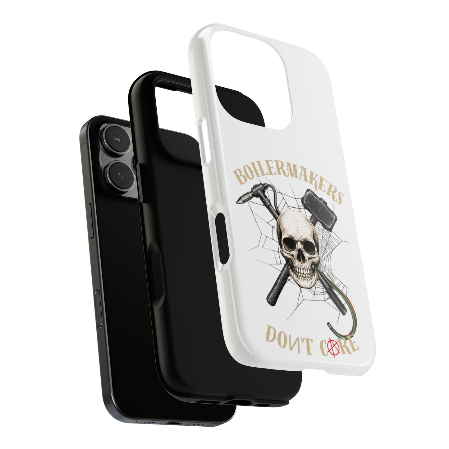 Boilermakers Don’t Care Skull Phone Case – Built Tough for the Hard Hands