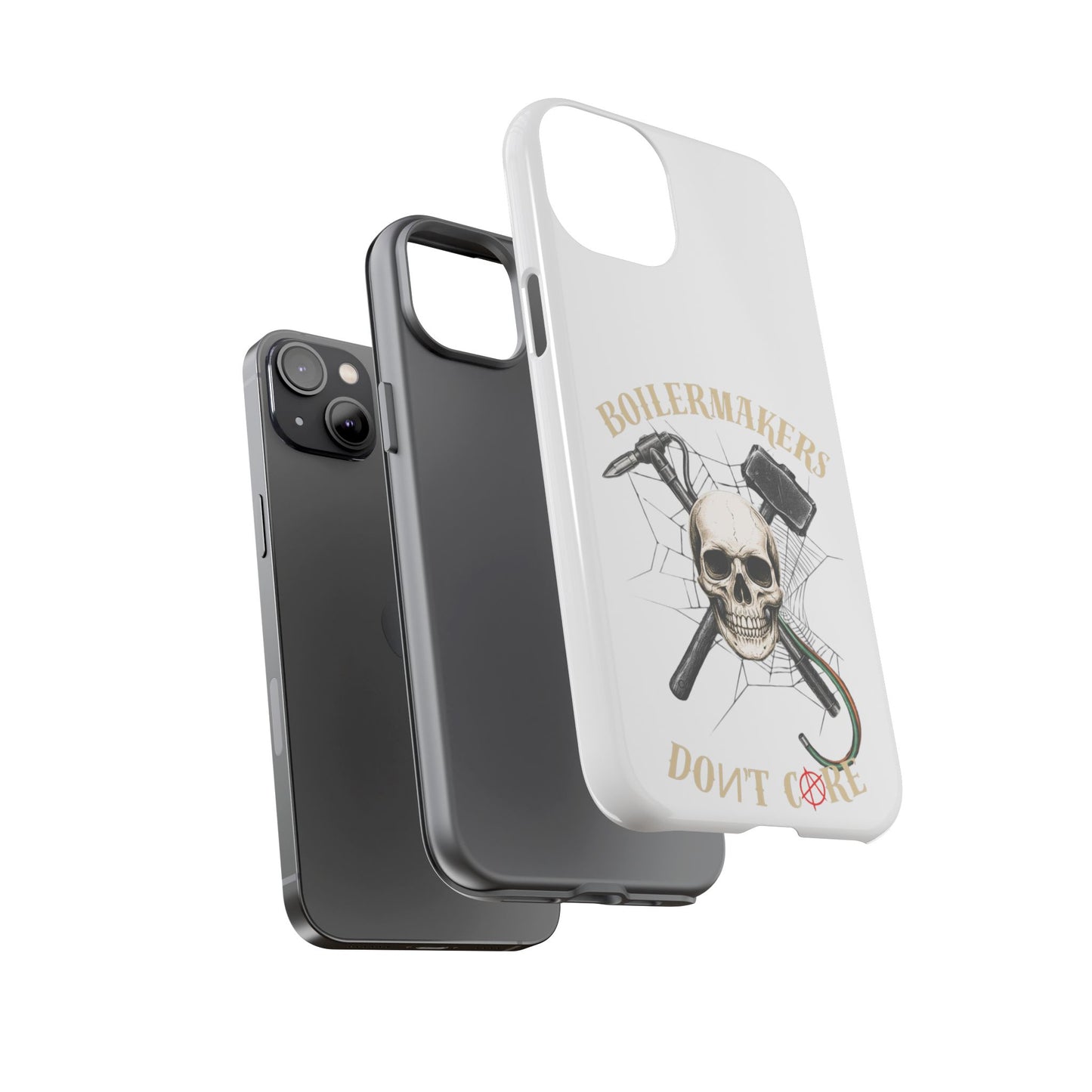 Boilermakers Don’t Care Skull Phone Case – Built Tough for the Hard Hands