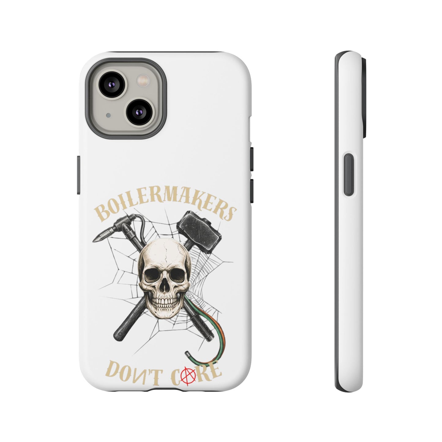 Boilermakers Don’t Care Skull Phone Case – Built Tough for the Hard Hands