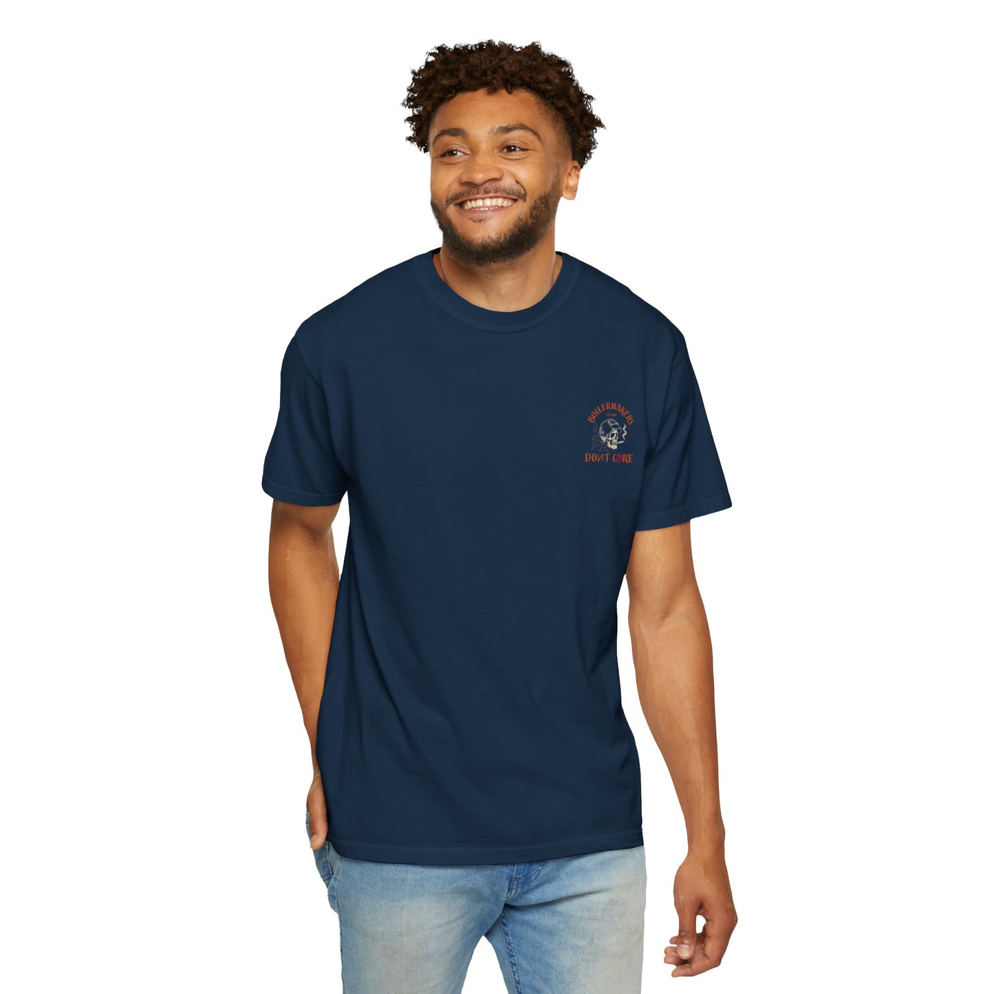 Boilermaker Skull Tee — built for those who burn, grind, and weld their way through life. Durable, comfortable, and made to match the sweatpants or hoodies in the same line.