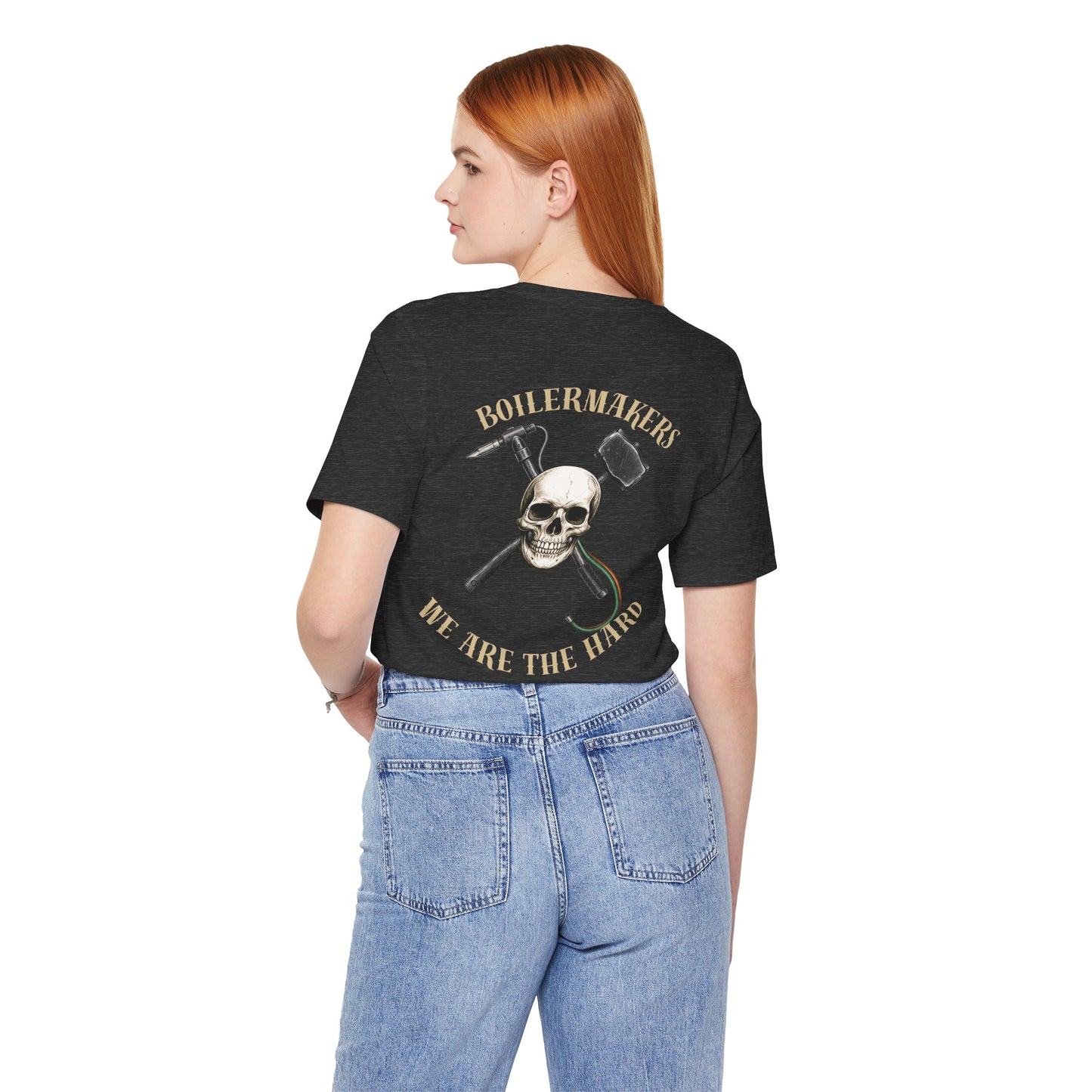 Boilermaker Skull Tee — built for the hands that make the world work. Soft, durable, and unapologetically bold. Pair it with the matching sweatpants for the full set.
