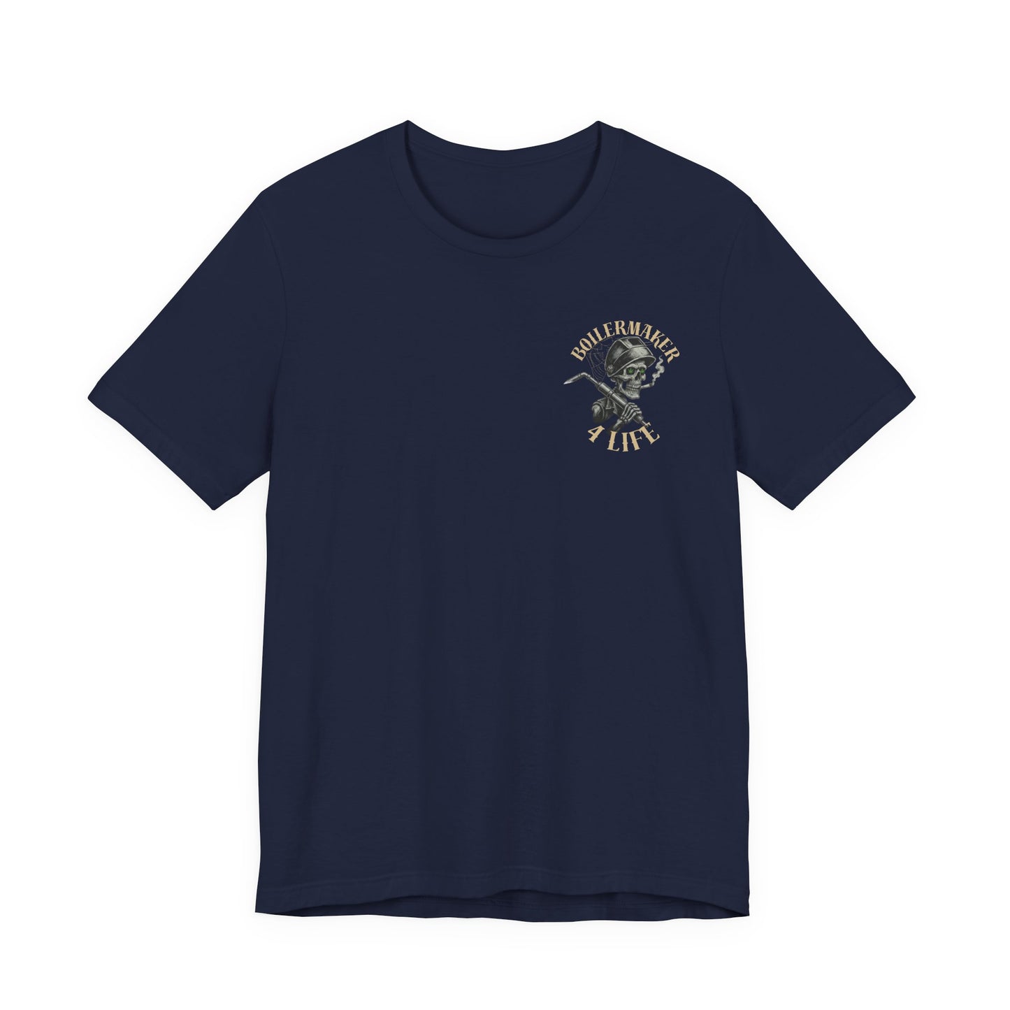 Boilermaker Skull Tee — built for the hands that make the world work. Soft, durable, and unapologetically bold. Pair it with the matching sweatpants for the full set.