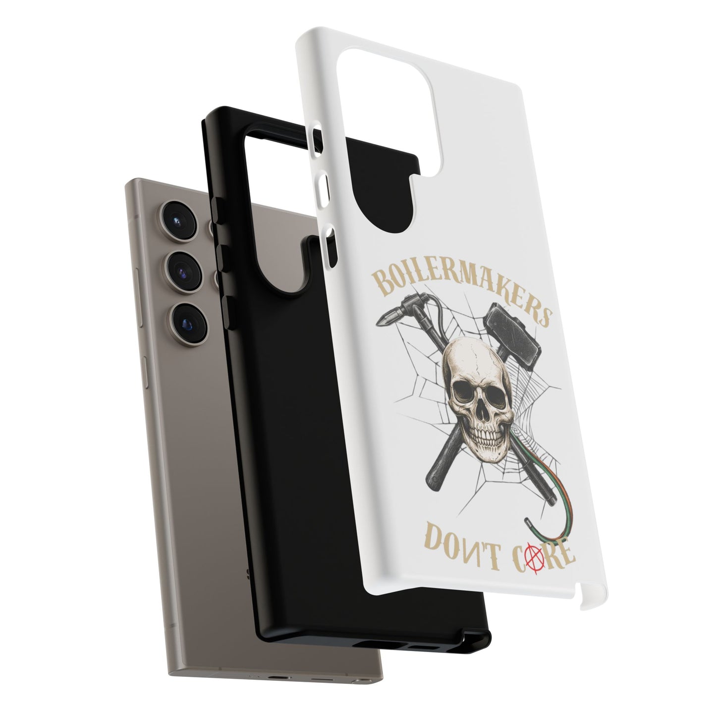 Boilermakers Don’t Care Skull Phone Case – Built Tough for the Hard Hands