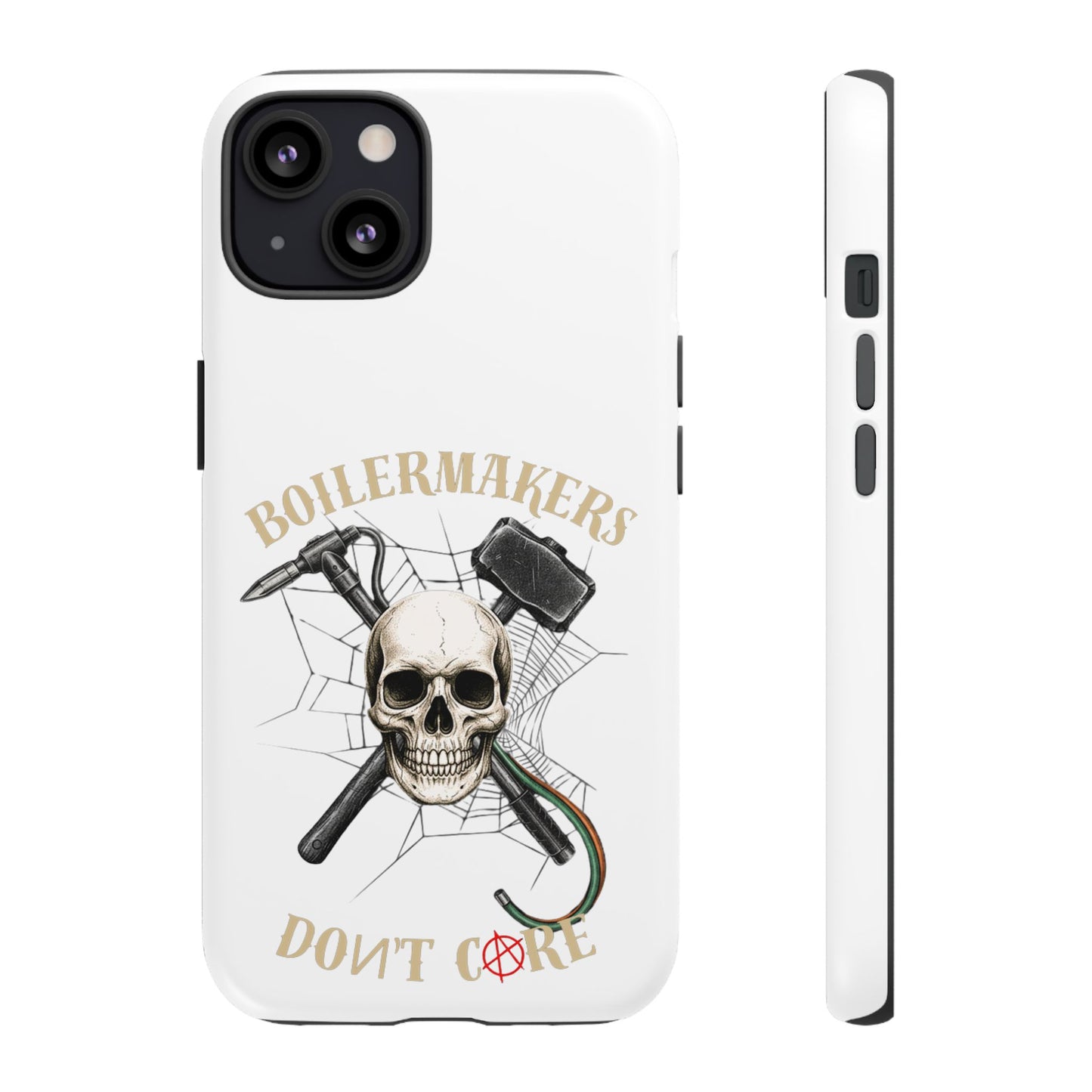 Boilermakers Don’t Care Skull Phone Case – Built Tough for the Hard Hands