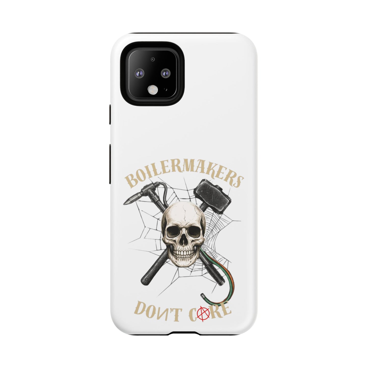 Boilermakers Don’t Care Skull Phone Case – Built Tough for the Hard Hands