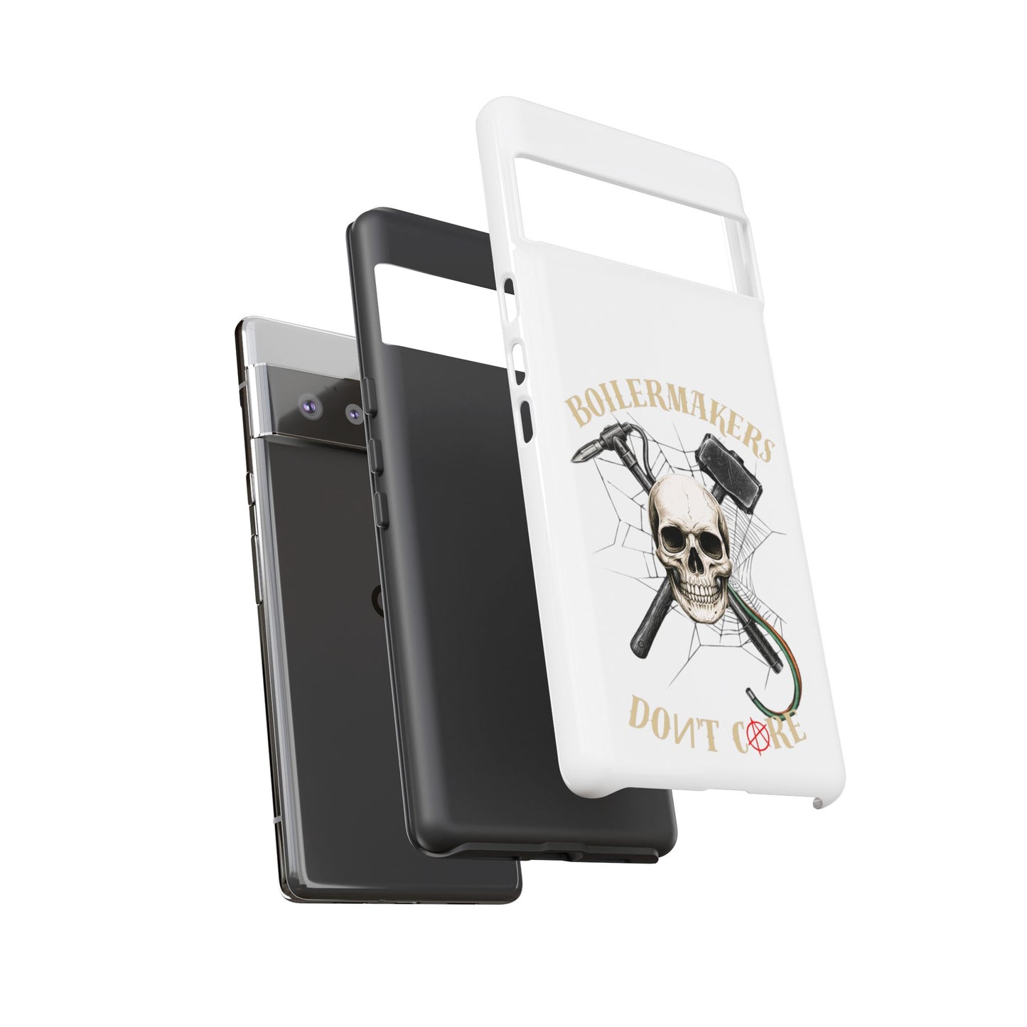 Boilermakers Don’t Care Skull Phone Case – Built Tough for the Hard Hands