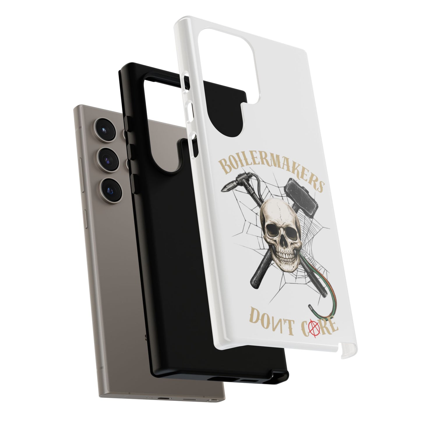 Boilermakers Don’t Care Skull Phone Case – Built Tough for the Hard Hands