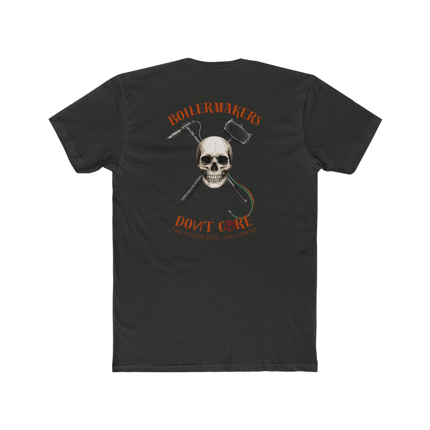 Boilermakers Don’t Care Tee – Lively Grove Fall Outage 2025