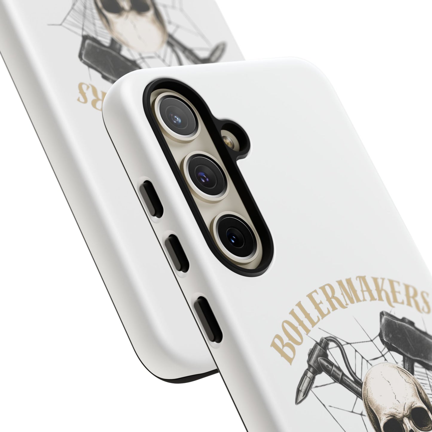 Boilermakers Don’t Care Skull Phone Case – Built Tough for the Hard Hands