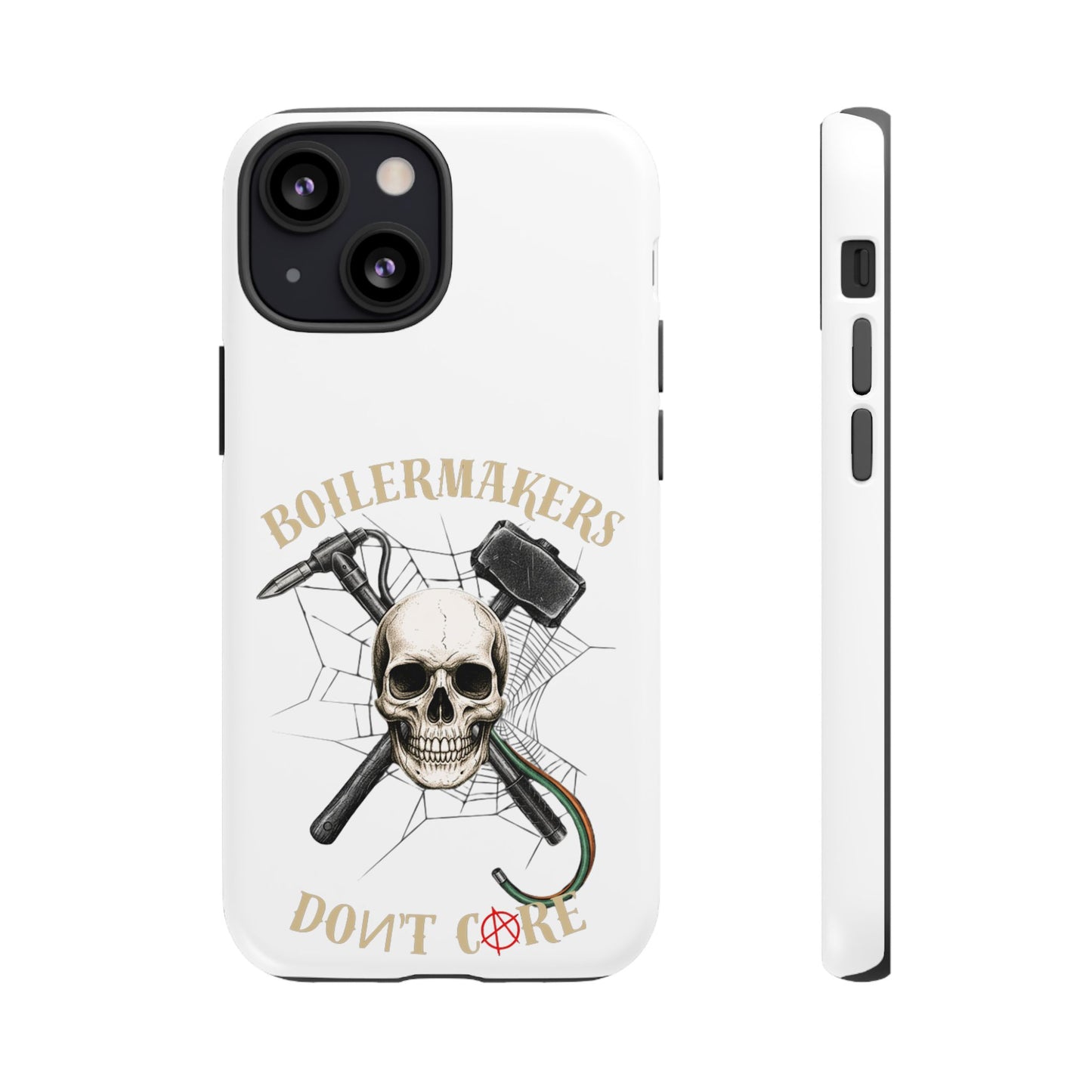 Boilermakers Don’t Care Skull Phone Case – Built Tough for the Hard Hands