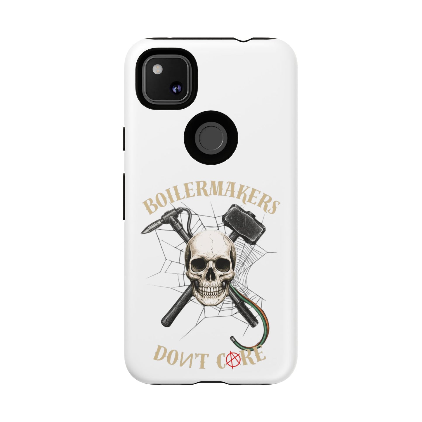 Boilermakers Don’t Care Skull Phone Case – Built Tough for the Hard Hands