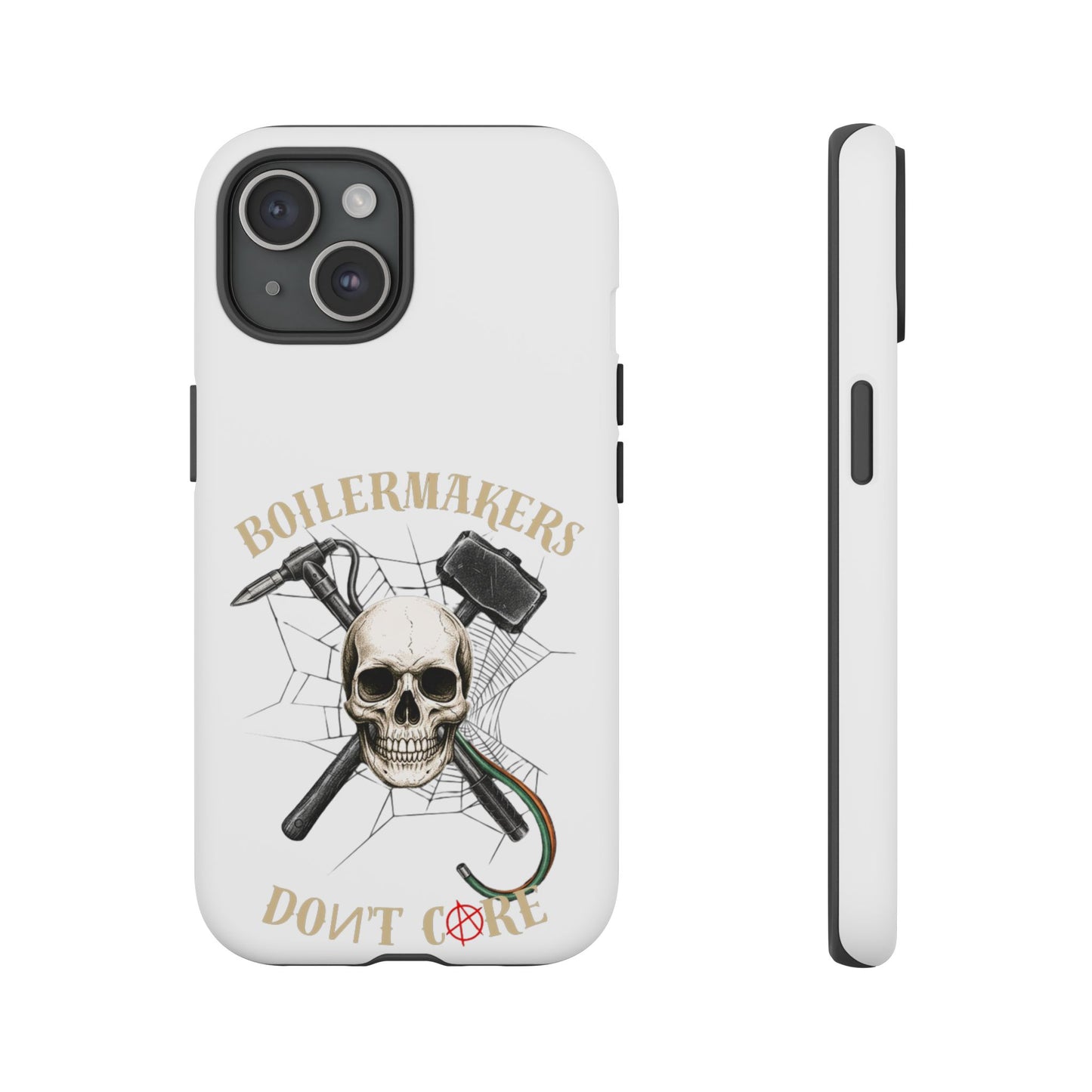 Boilermakers Don’t Care Skull Phone Case – Built Tough for the Hard Hands