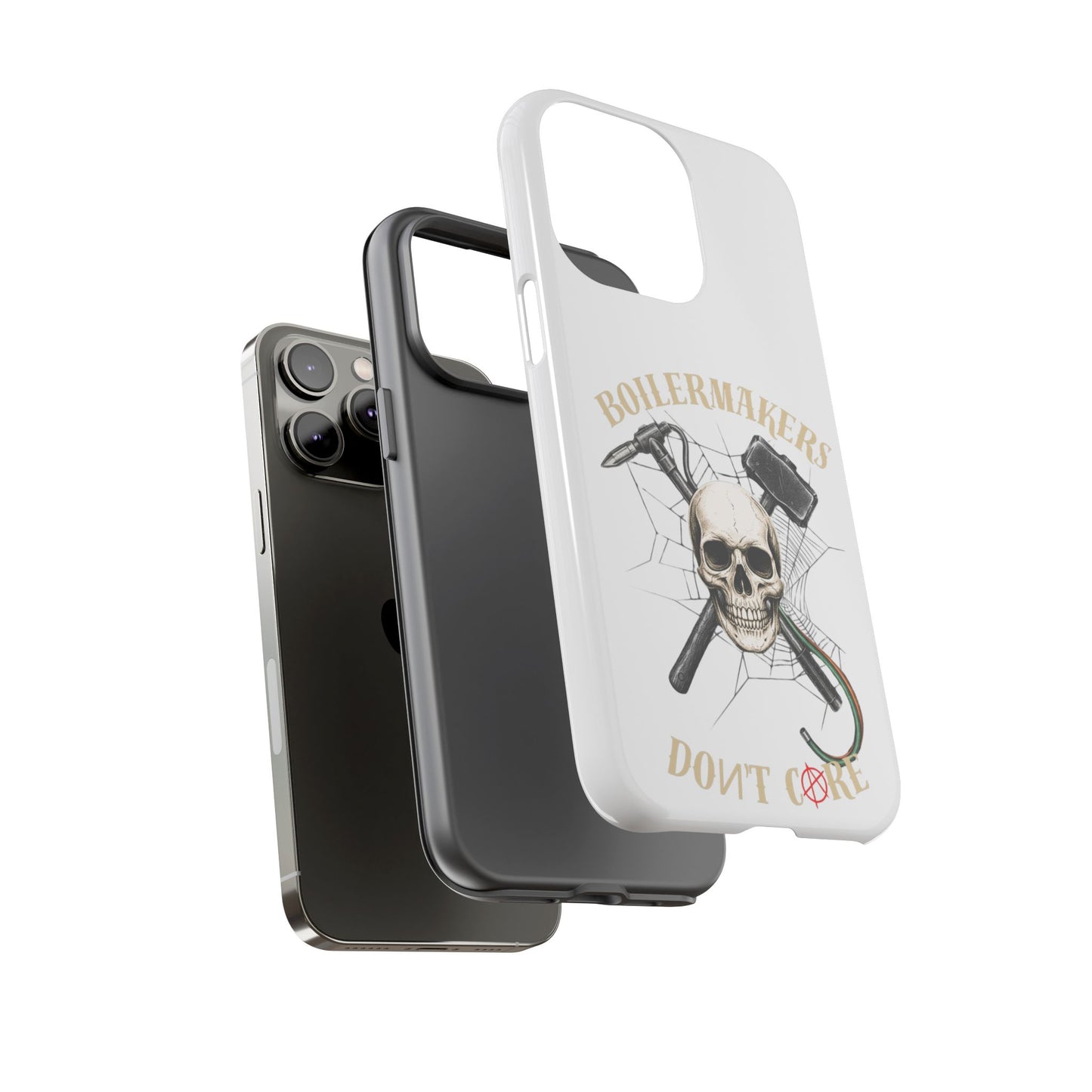 Boilermakers Don’t Care Skull Phone Case – Built Tough for the Hard Hands