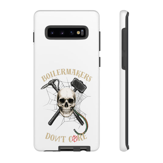 Boilermakers Don’t Care Skull Phone Case – Built Tough for the Hard Hands