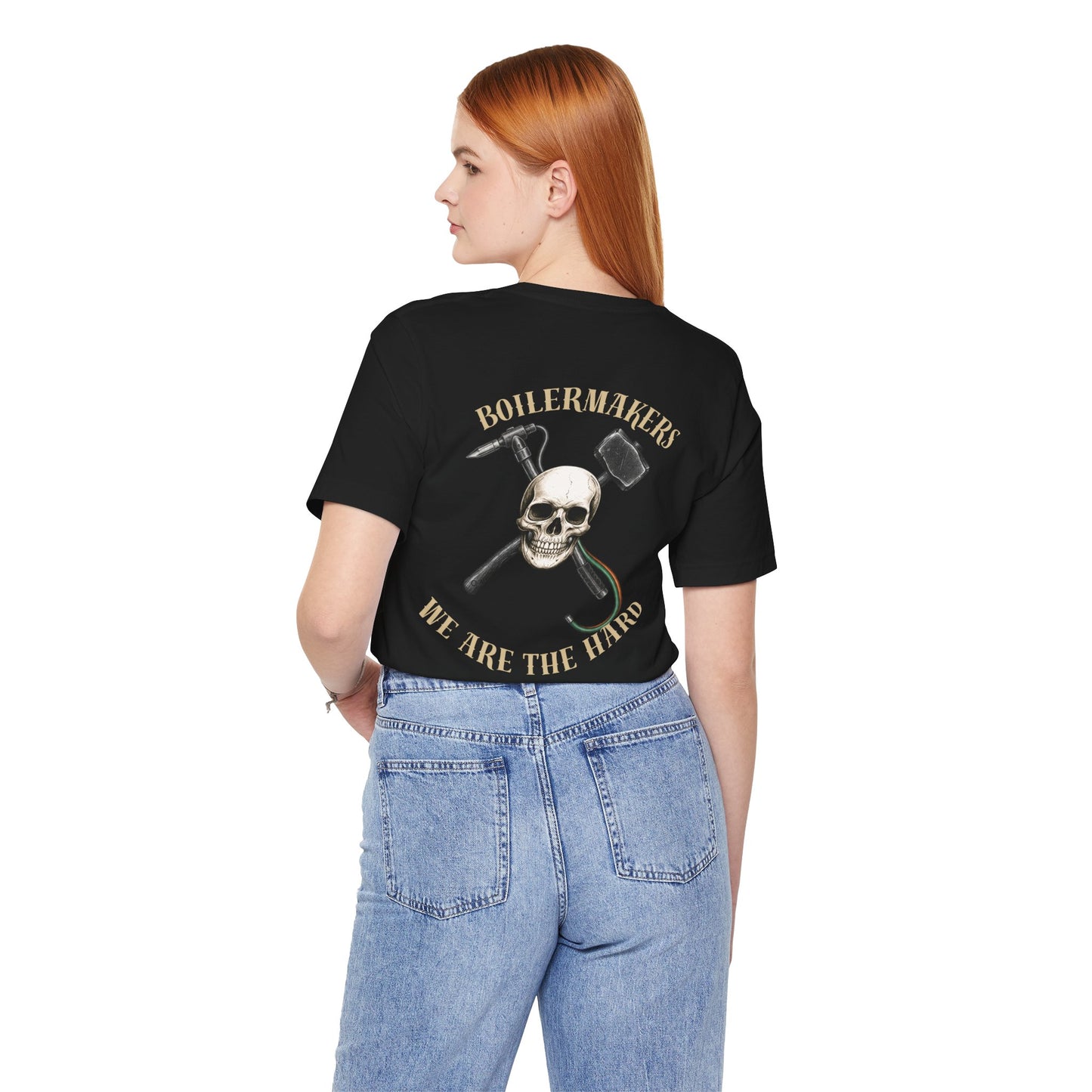 Boilermaker Skull Tee — built for the hands that make the world work. Soft, durable, and unapologetically bold. Pair it with the matching sweatpants for the full set.