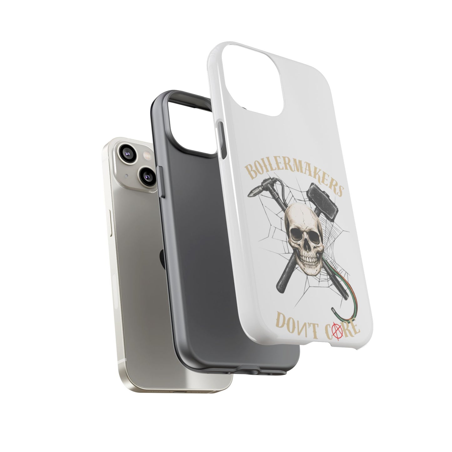 Boilermakers Don’t Care Skull Phone Case – Built Tough for the Hard Hands