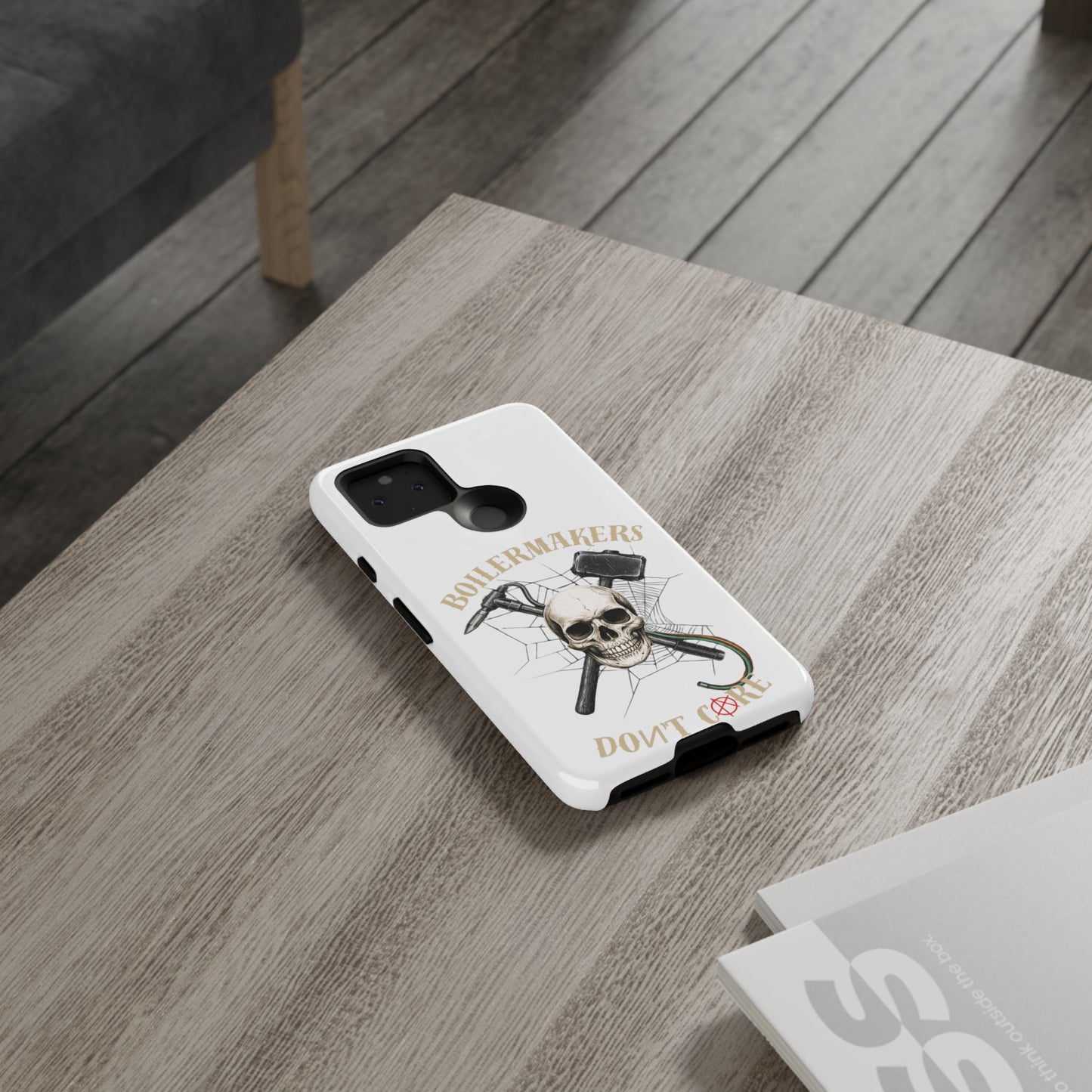 Boilermakers Don’t Care Skull Phone Case – Built Tough for the Hard Hands