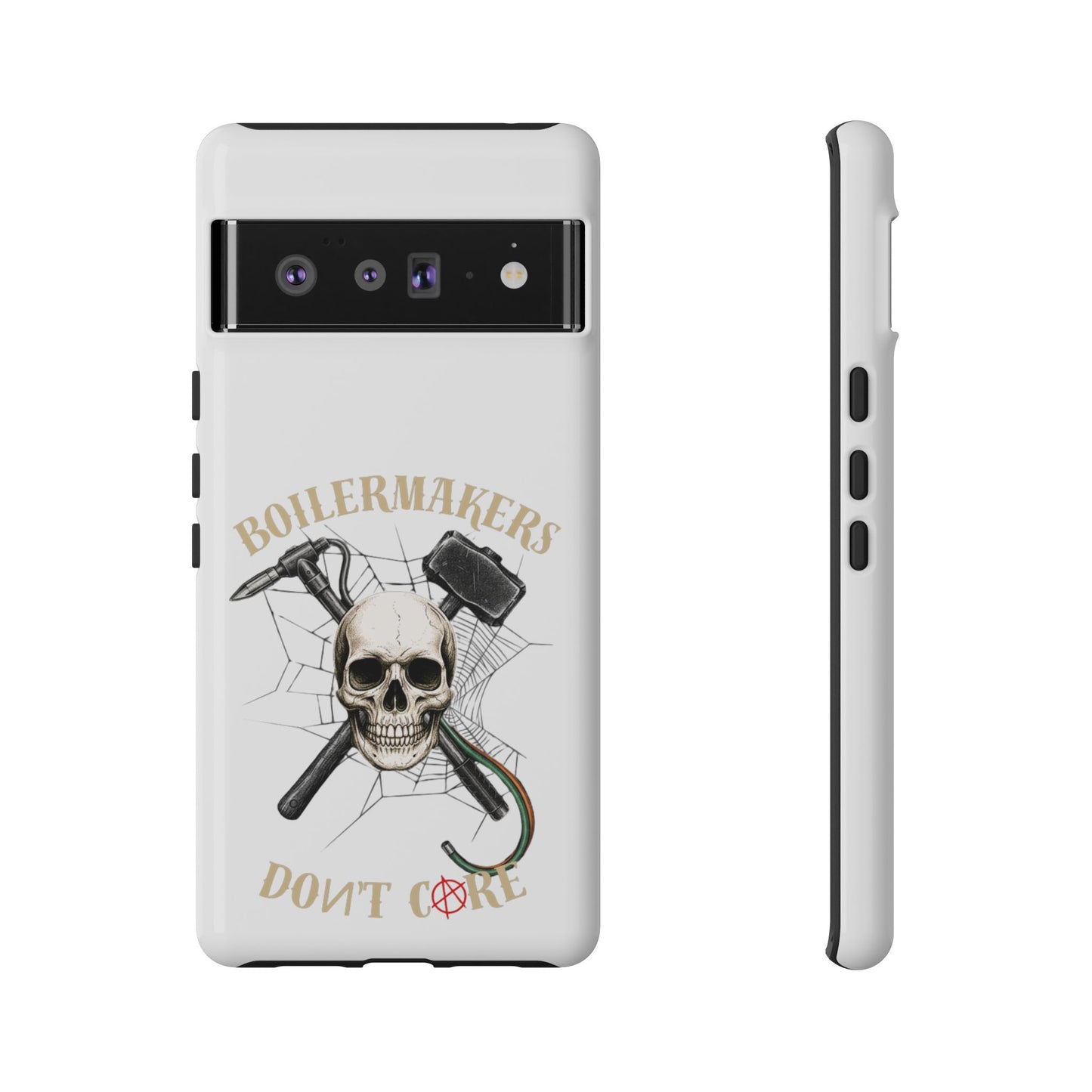 Boilermakers Don’t Care Skull Phone Case – Built Tough for the Hard Hands