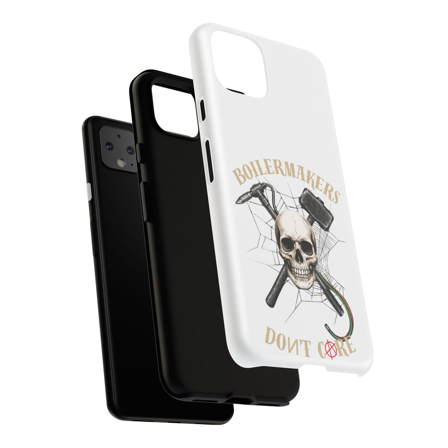 Boilermakers Don’t Care Skull Phone Case – Built Tough for the Hard Hands