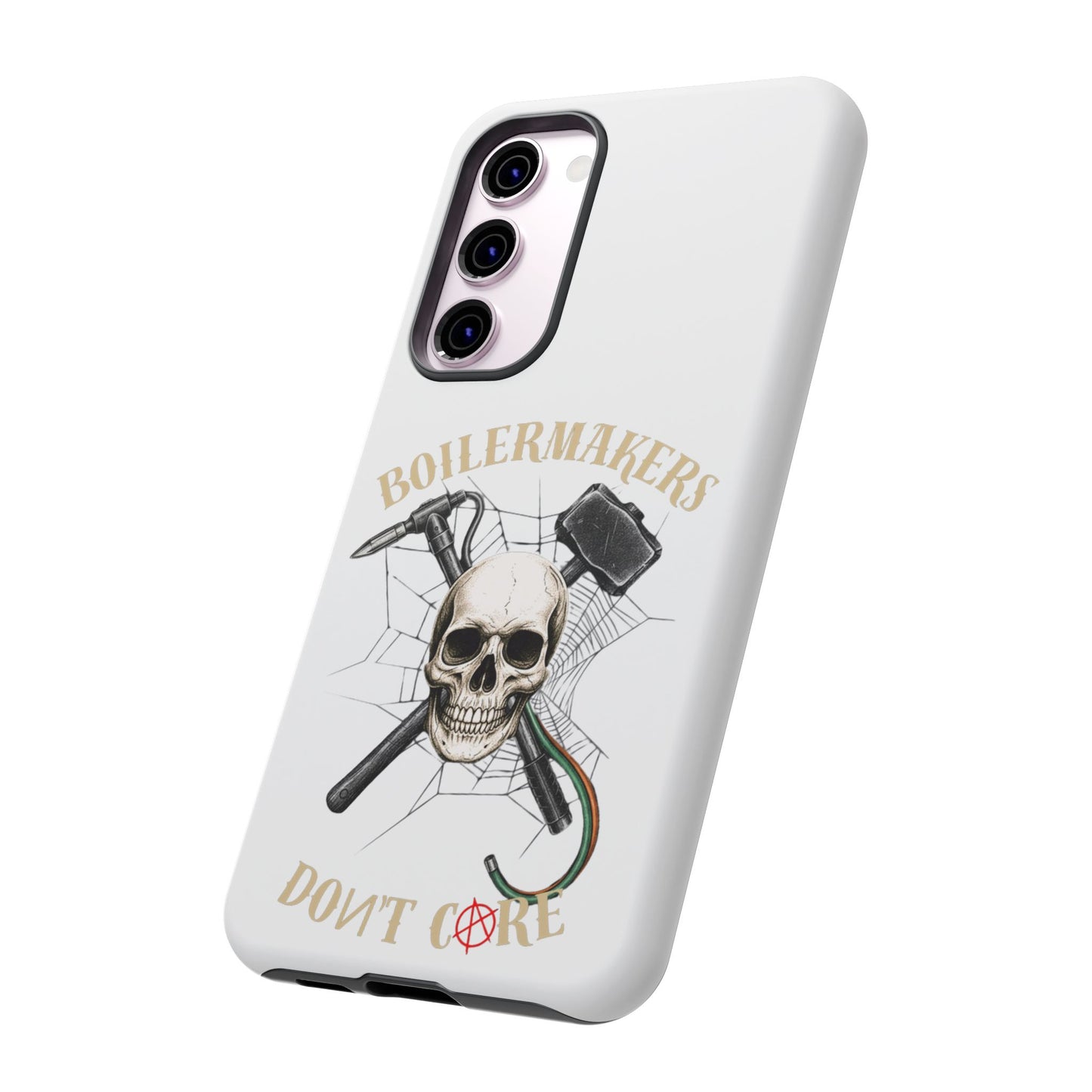 Boilermakers Don’t Care Skull Phone Case – Built Tough for the Hard Hands