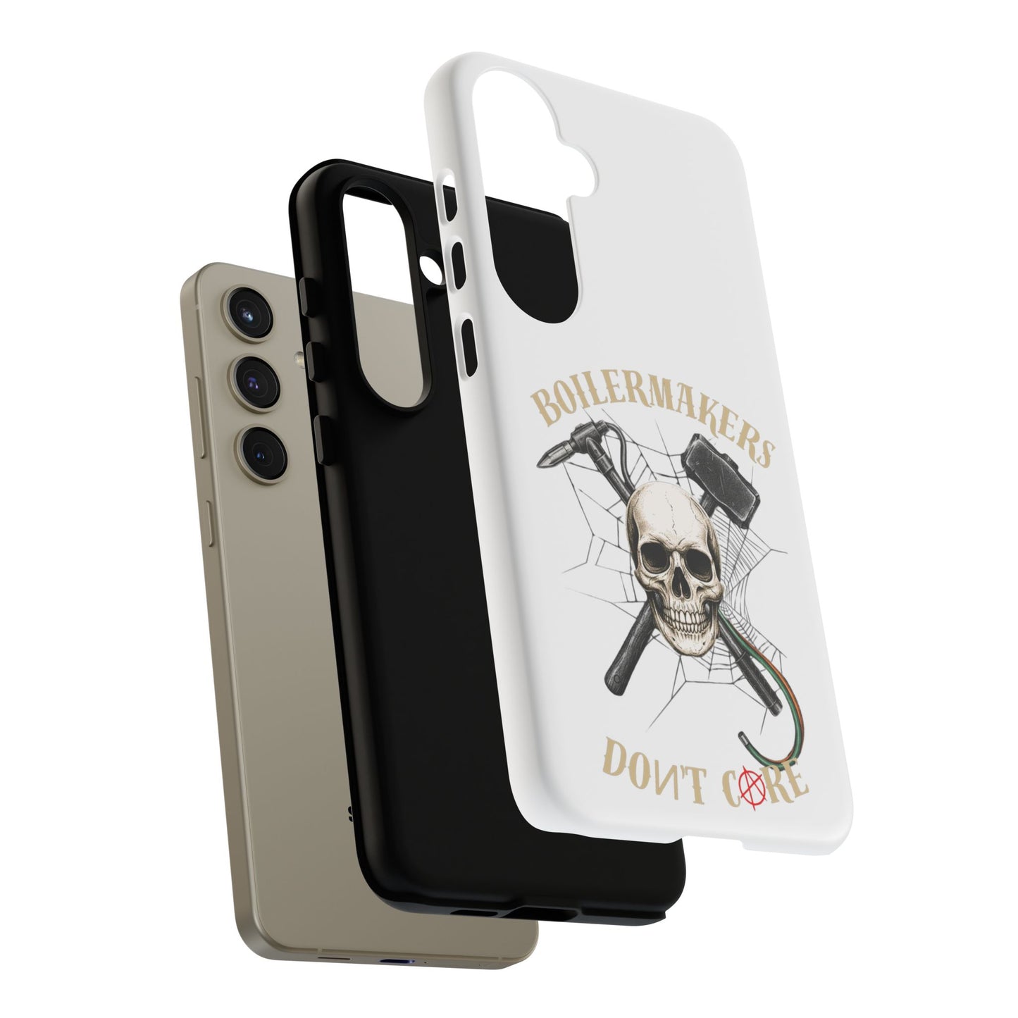 Boilermakers Don’t Care Skull Phone Case – Built Tough for the Hard Hands