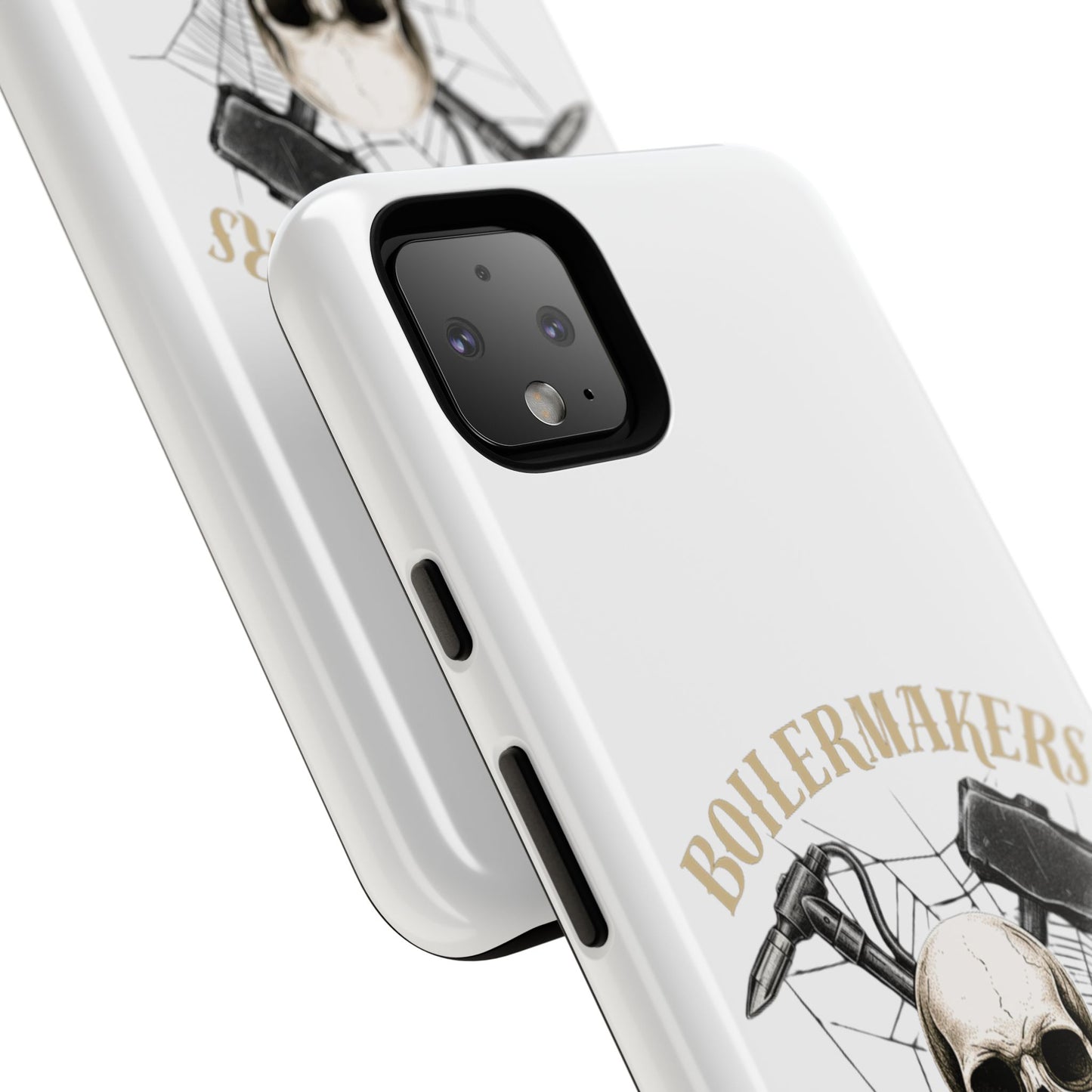 Boilermakers Don’t Care Skull Phone Case – Built Tough for the Hard Hands