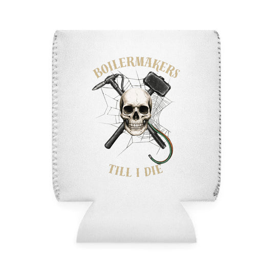 Skull Boilermaker Beer Can Cooler Sleeve