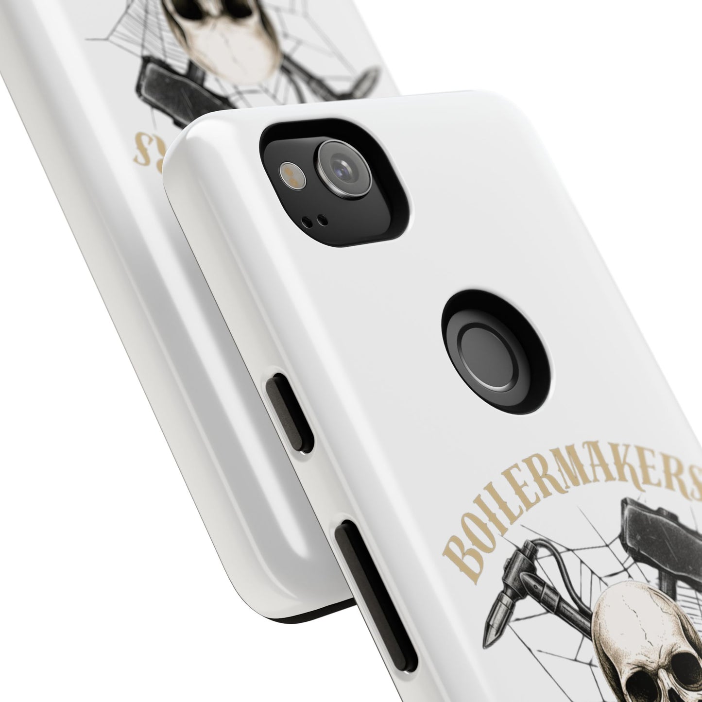 Boilermakers Don’t Care Skull Phone Case – Built Tough for the Hard Hands
