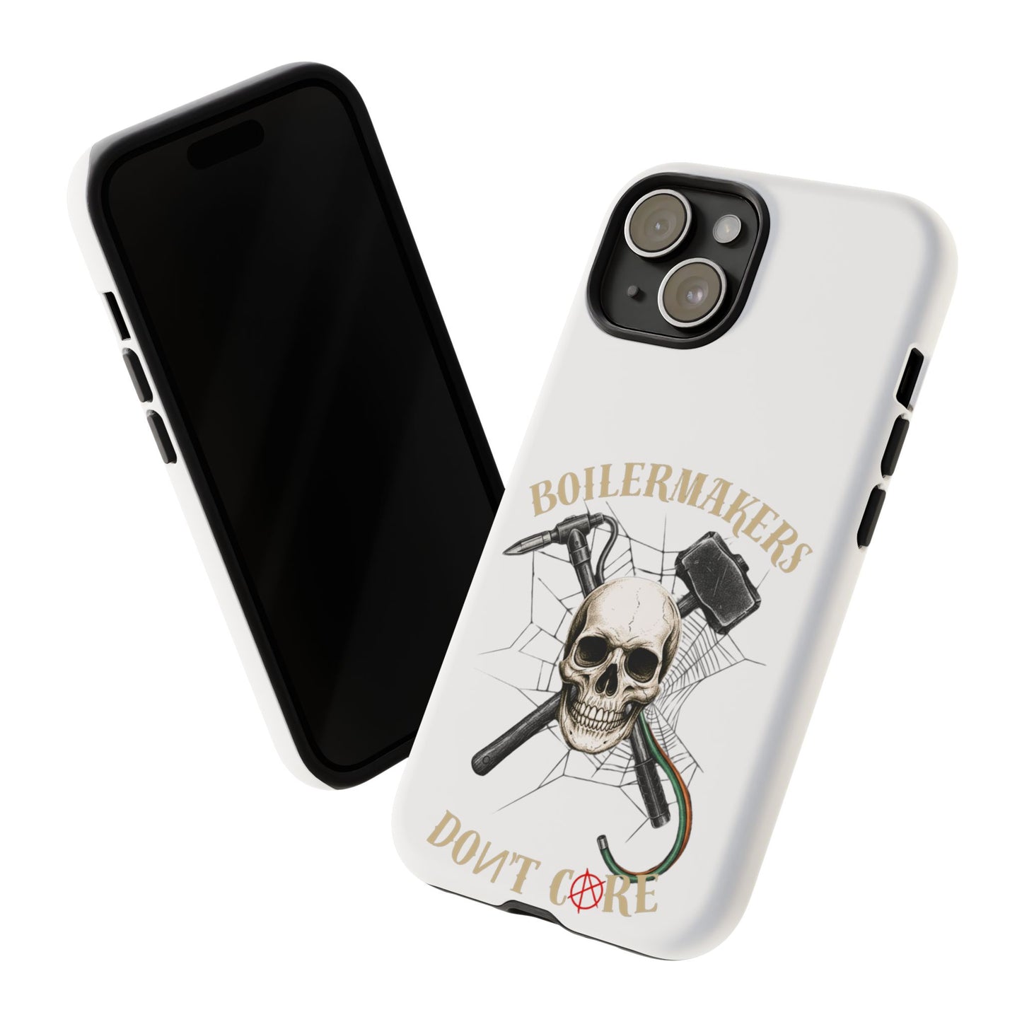 Boilermakers Don’t Care Skull Phone Case – Built Tough for the Hard Hands