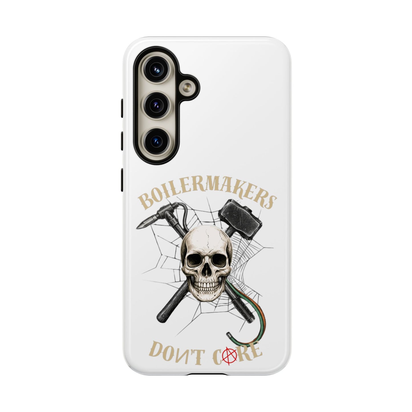 Boilermakers Don’t Care Skull Phone Case – Built Tough for the Hard Hands