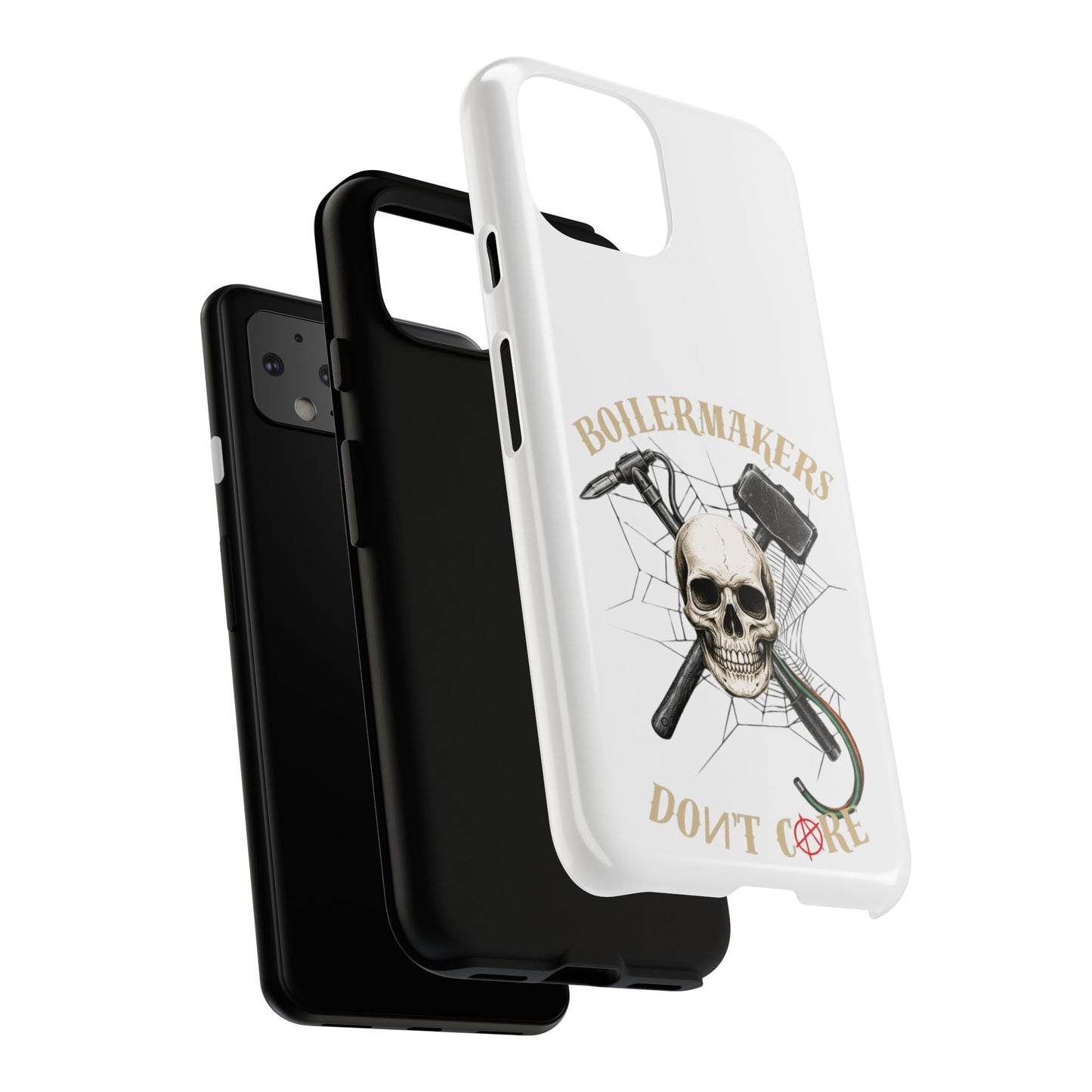 Boilermakers Don’t Care Skull Phone Case – Built Tough for the Hard Hands