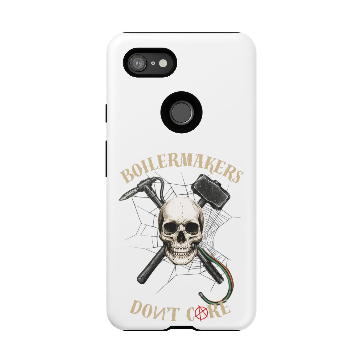 Boilermakers Don’t Care Skull Phone Case – Built Tough for the Hard Hands