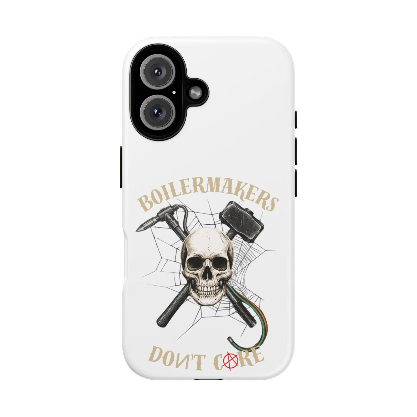 Boilermakers Don’t Care Skull Phone Case – Built Tough for the Hard Hands