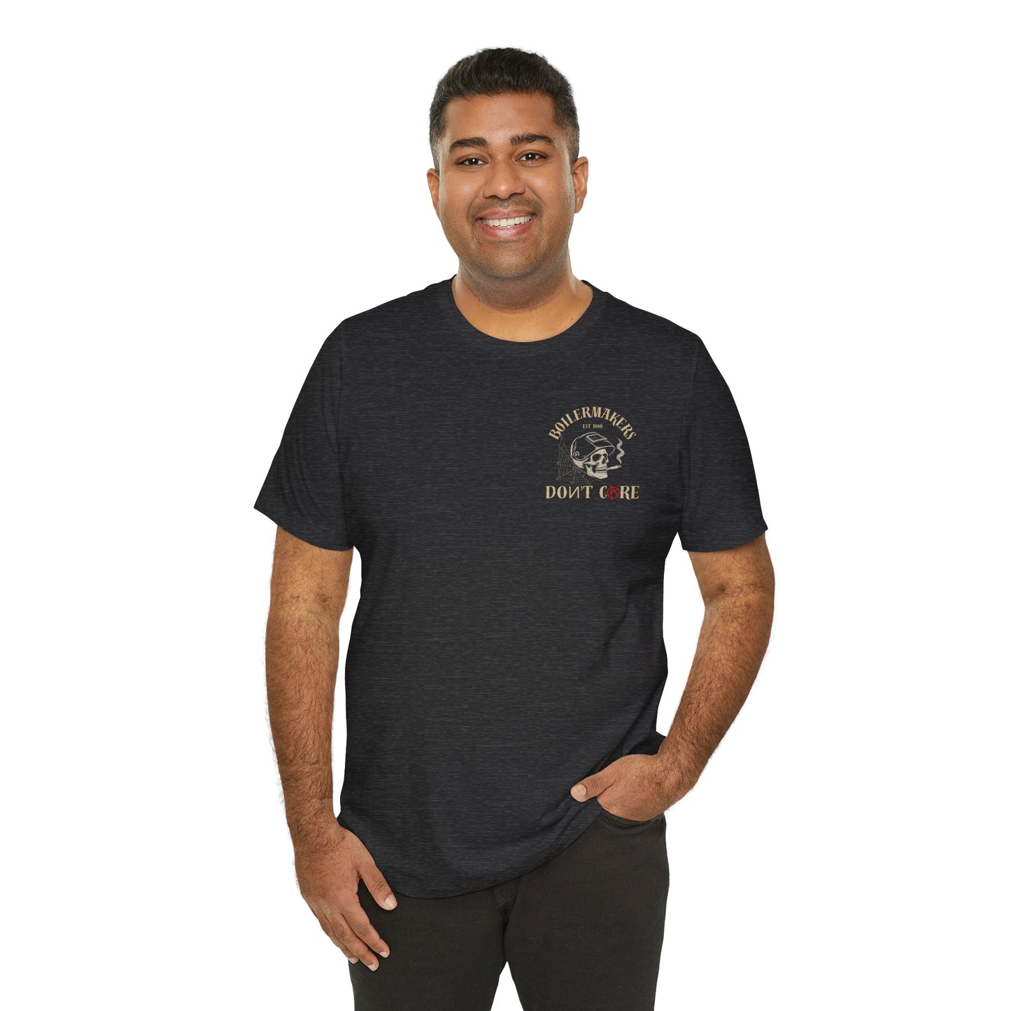 Boilermaker Skull Tee - Unisex Graphic T-Shirt, Work Shirt, Casual Apparel, Skull Design, Gift for Boilermakers
