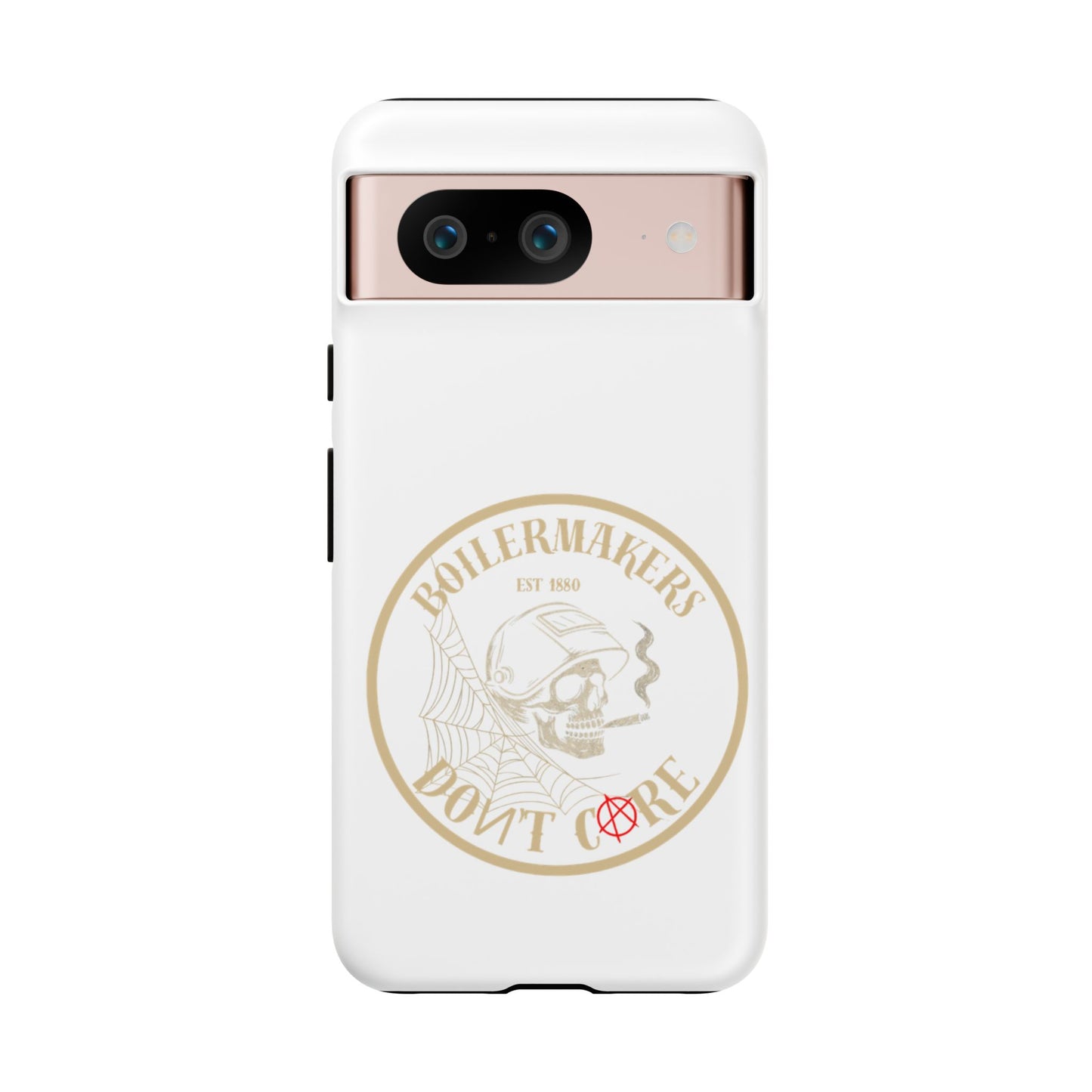 Tough Cases - Boilermakers Don't Care Phone Case, Tough Phone Cover, Skull Design Case, Unique Gift for Fans, Durable Smartphone Accessories