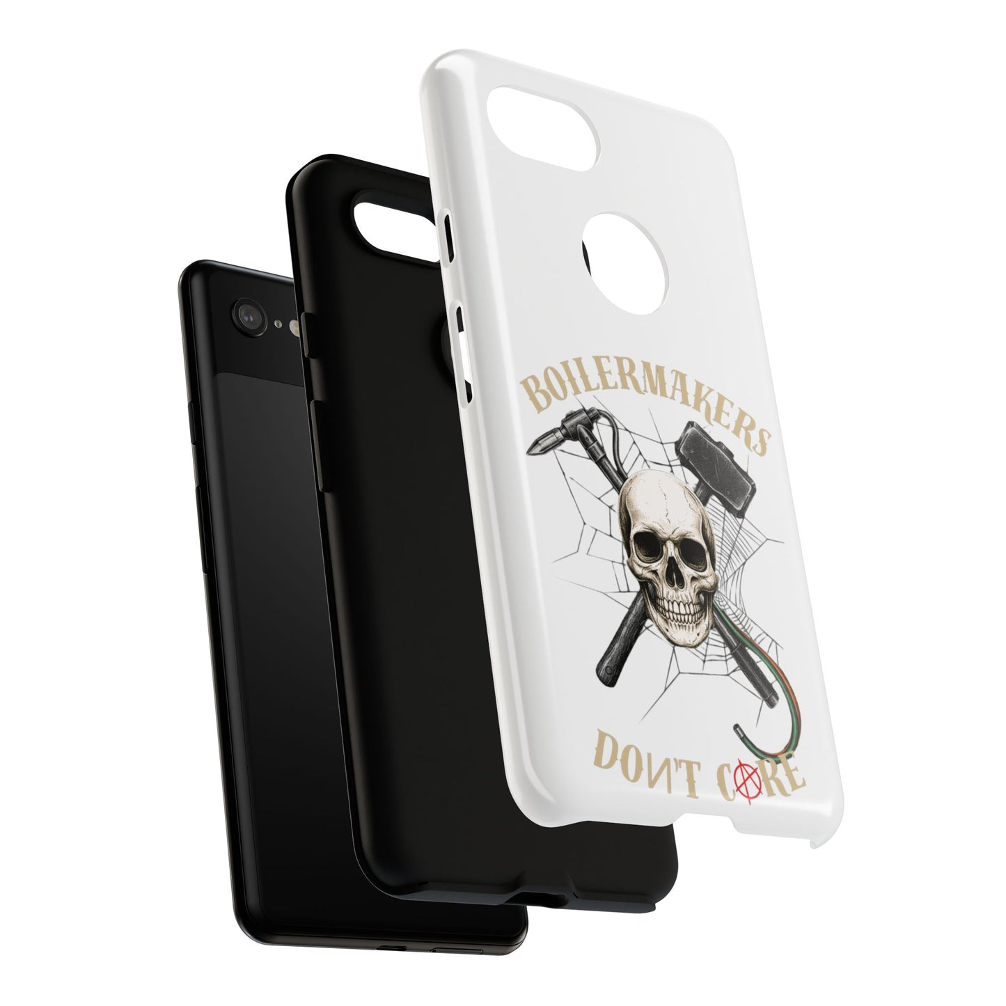 Boilermakers Don’t Care Skull Phone Case – Built Tough for the Hard Hands