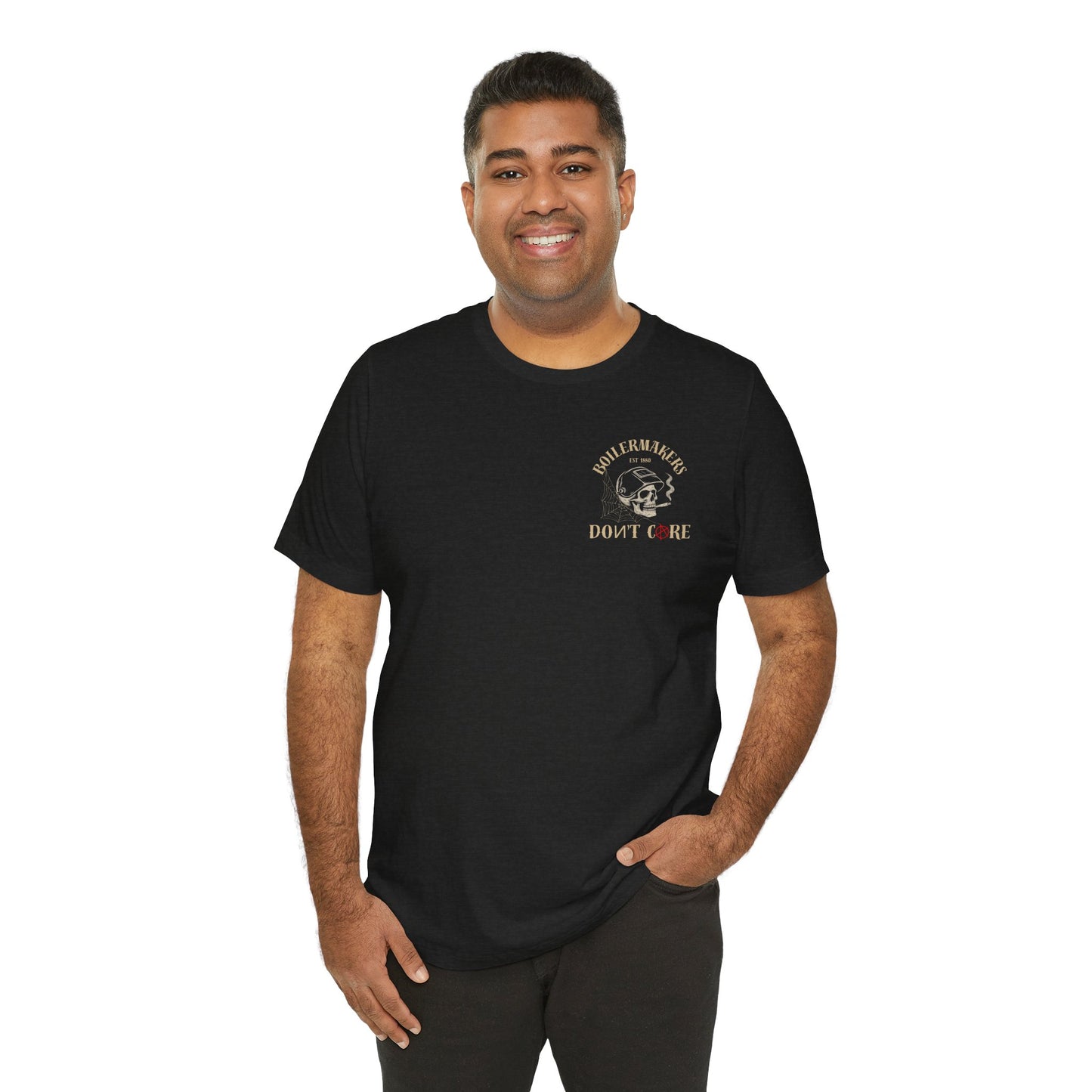 Boilermaker Skull Tee - Unisex Graphic T-Shirt, Work Shirt, Casual Apparel, Skull Design, Gift for Boilermakers