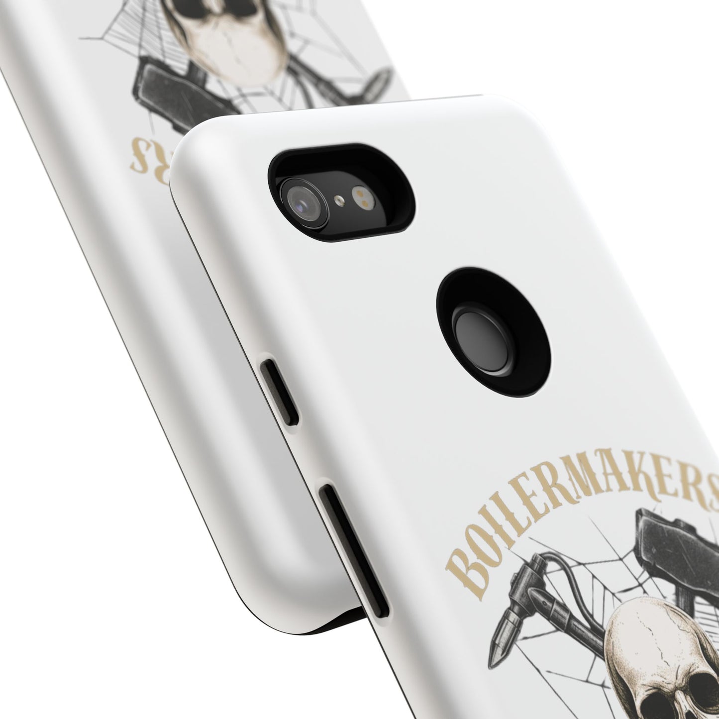 Boilermakers Don’t Care Skull Phone Case – Built Tough for the Hard Hands