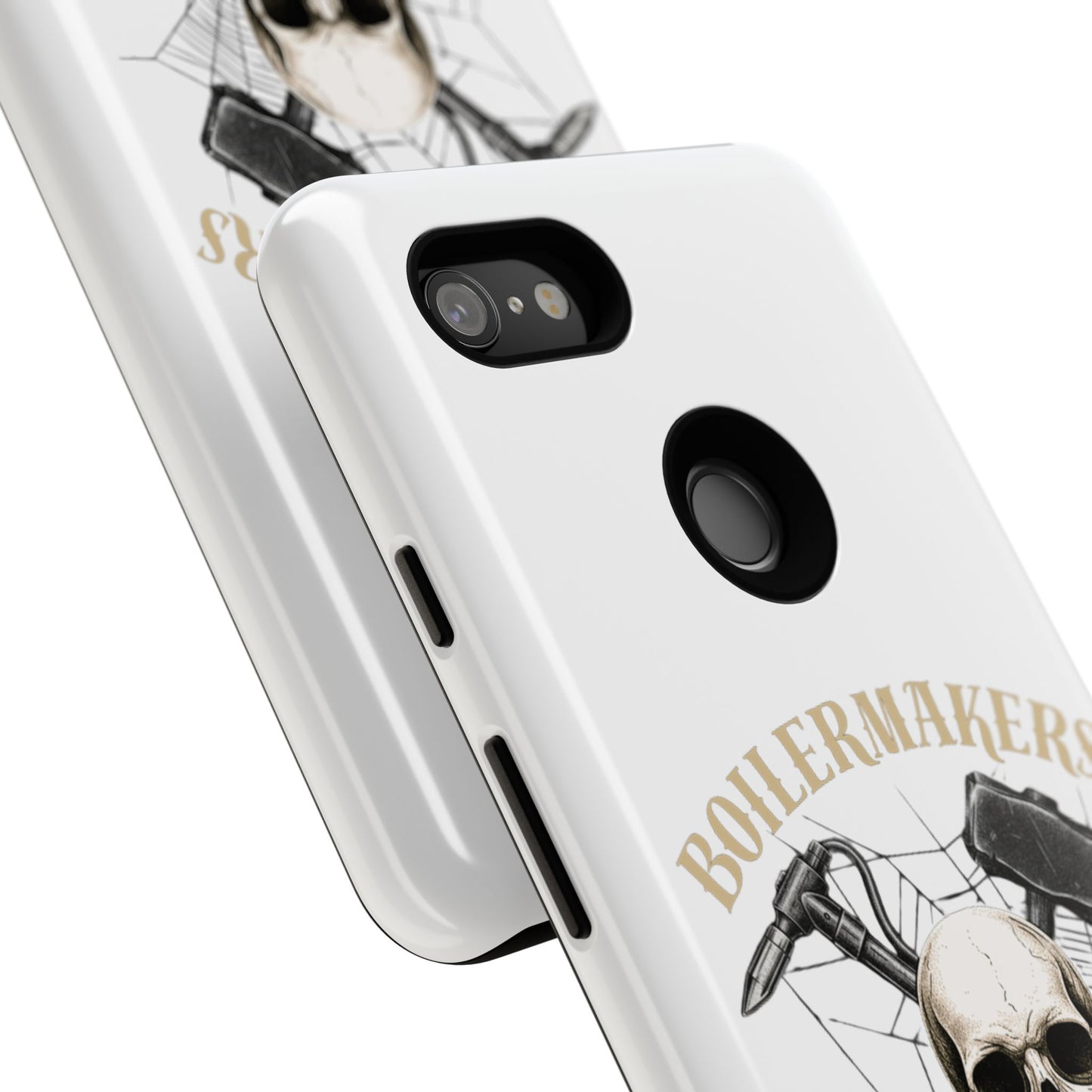 Boilermakers Don’t Care Skull Phone Case – Built Tough for the Hard Hands