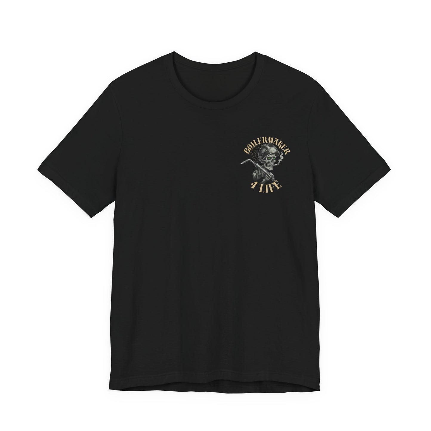 Boilermaker Skull Tee — built for the hands that make the world work. Soft, durable, and unapologetically bold. Pair it with the matching sweatpants for the full set.