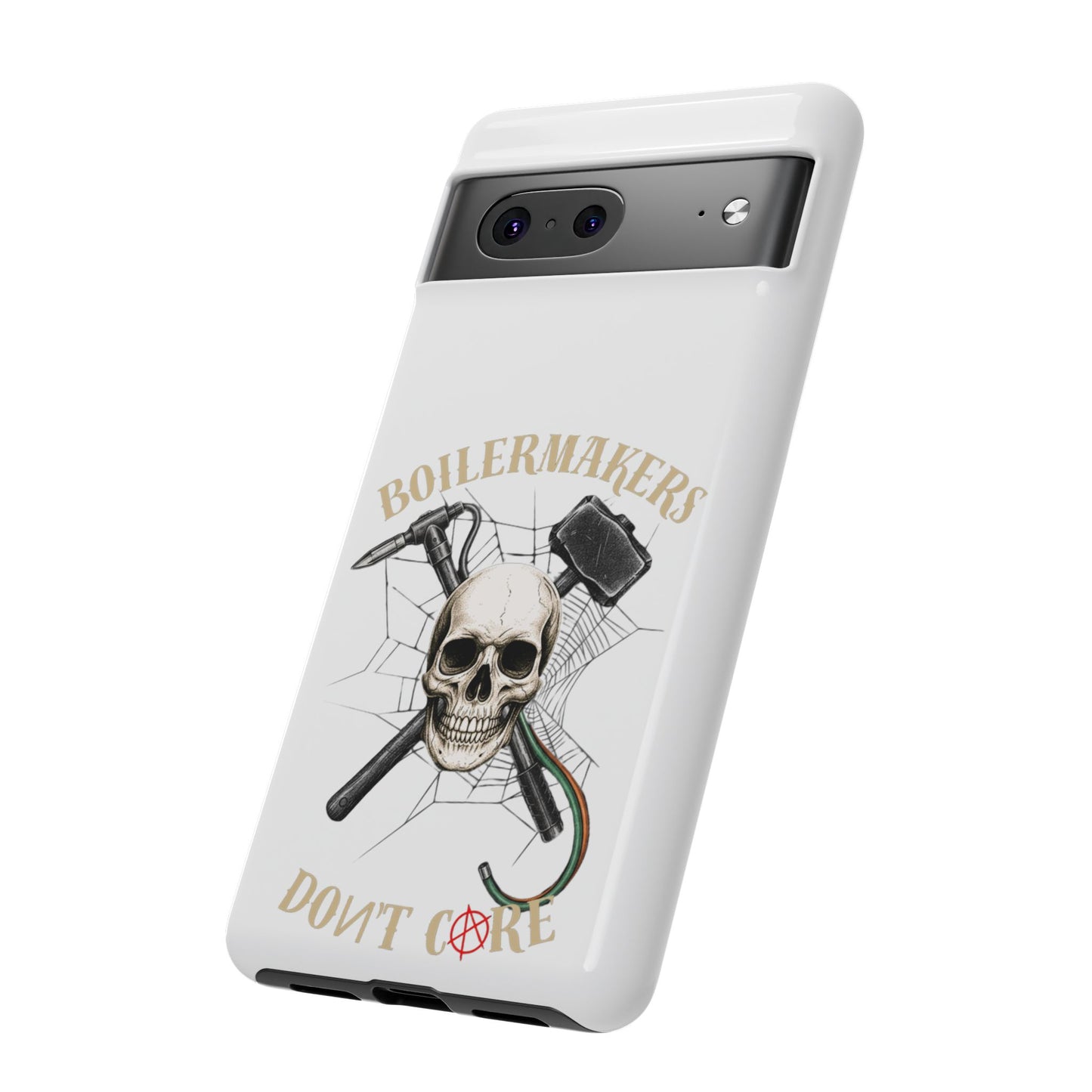Boilermakers Don’t Care Skull Phone Case – Built Tough for the Hard Hands