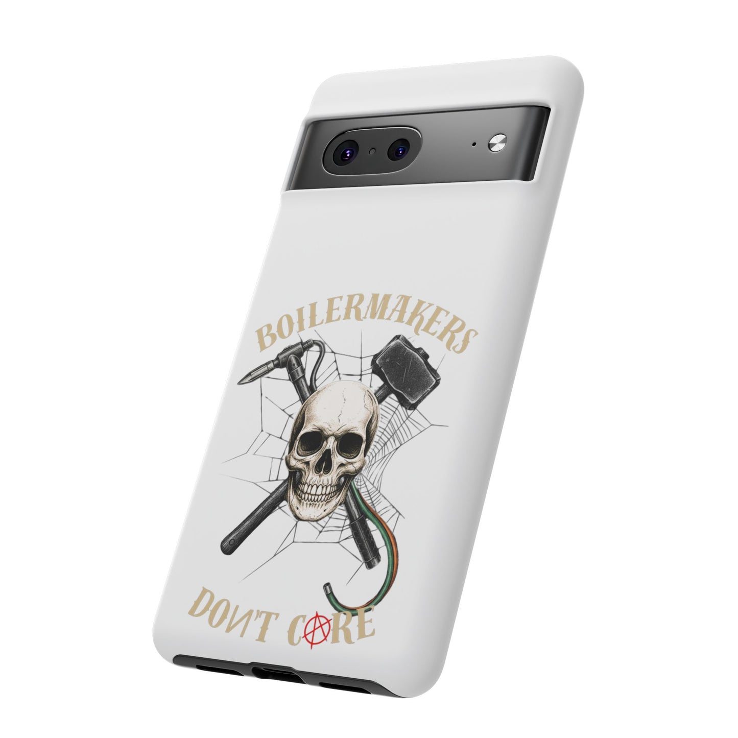 Boilermakers Don’t Care Skull Phone Case – Built Tough for the Hard Hands