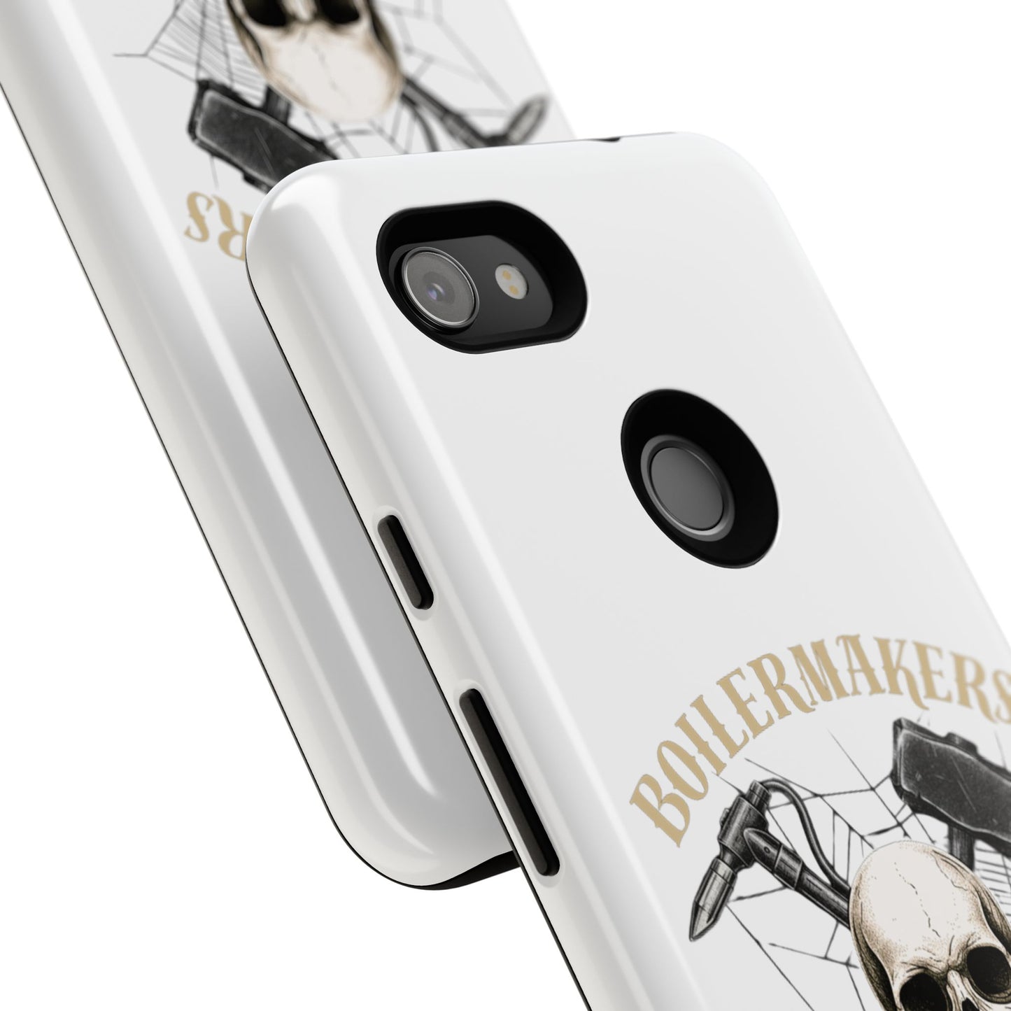 Boilermakers Don’t Care Skull Phone Case – Built Tough for the Hard Hands