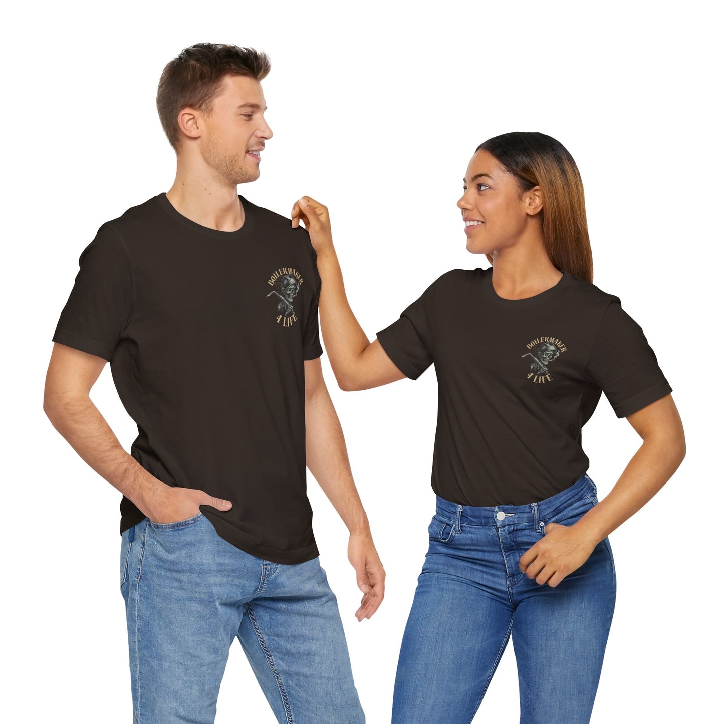 Boilermaker Skull Tee — built for the hands that make the world work. Soft, durable, and unapologetically bold. Pair it with the matching sweatpants for the full set.