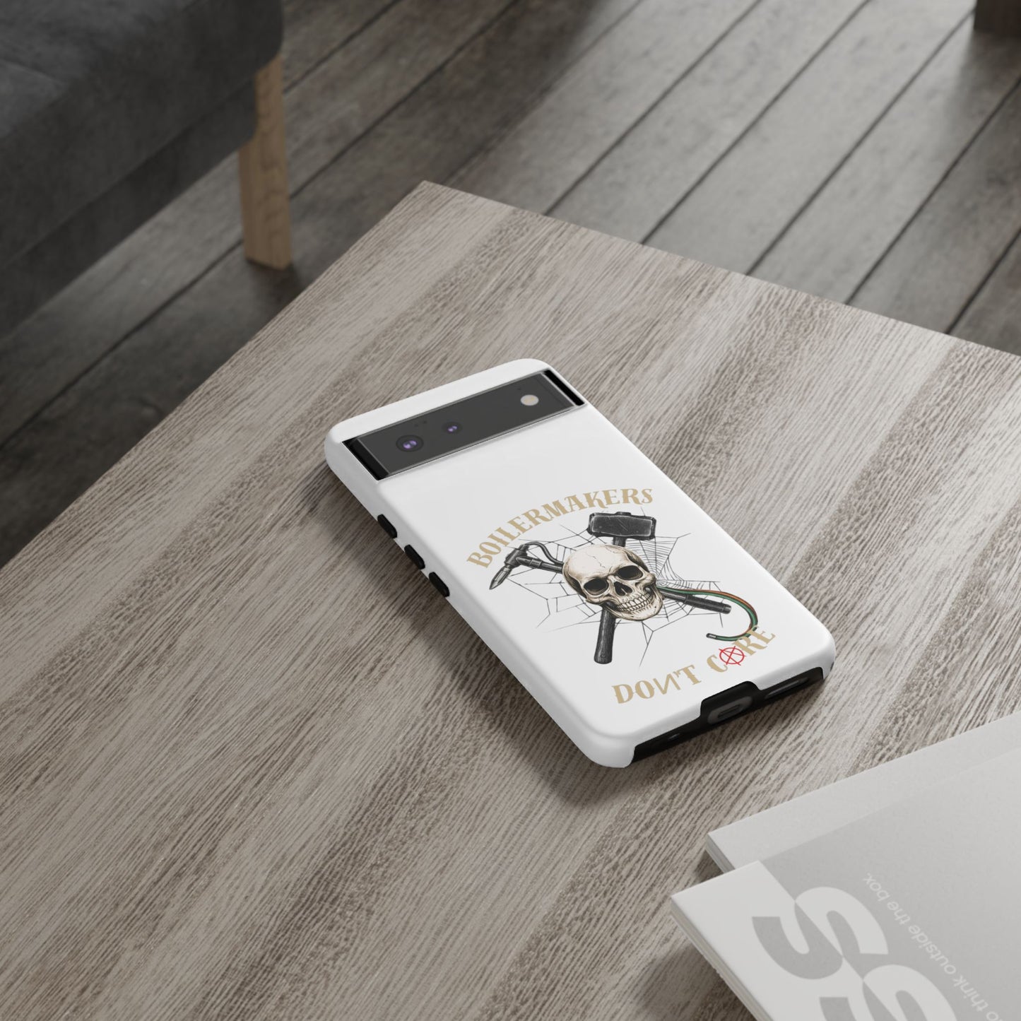 Boilermakers Don’t Care Skull Phone Case – Built Tough for the Hard Hands