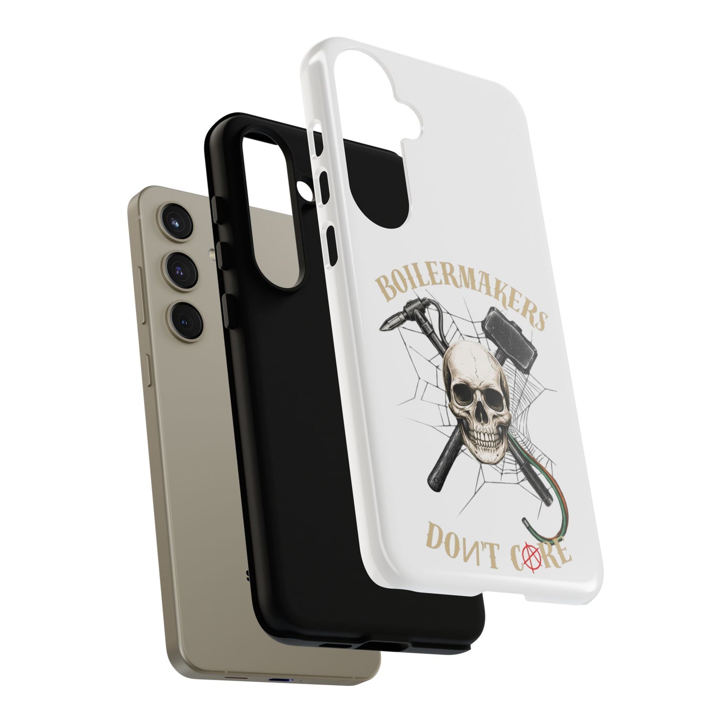 Boilermakers Don’t Care Skull Phone Case – Built Tough for the Hard Hands