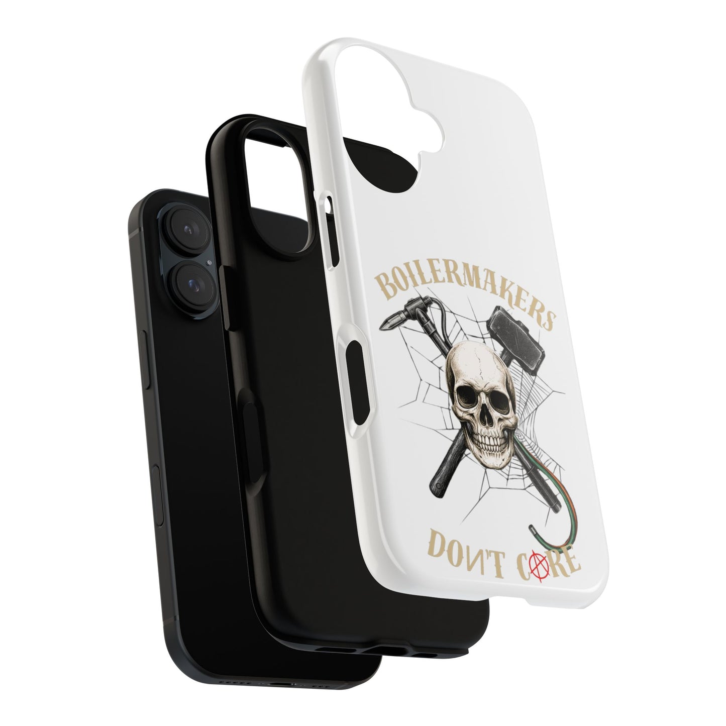 Boilermakers Don’t Care Skull Phone Case – Built Tough for the Hard Hands