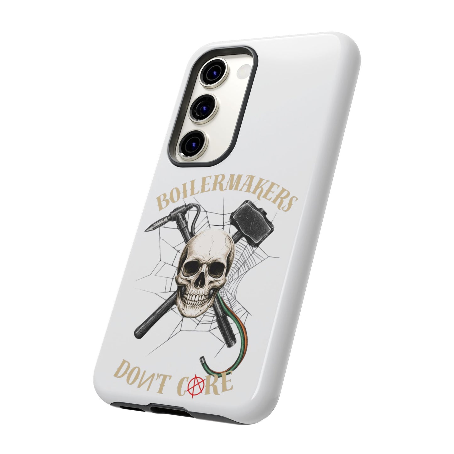 Boilermakers Don’t Care Skull Phone Case – Built Tough for the Hard Hands