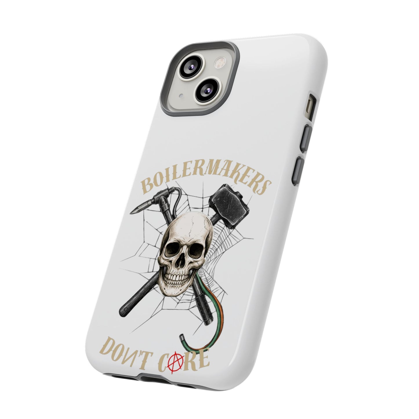 Boilermakers Don’t Care Skull Phone Case – Built Tough for the Hard Hands