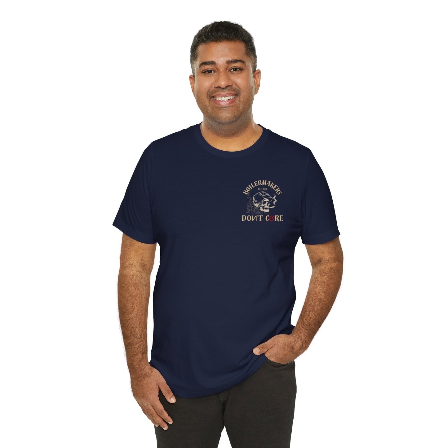 Boilermaker Skull Tee - Unisex Graphic T-Shirt, Work Shirt, Casual Apparel, Skull Design, Gift for Boilermakers